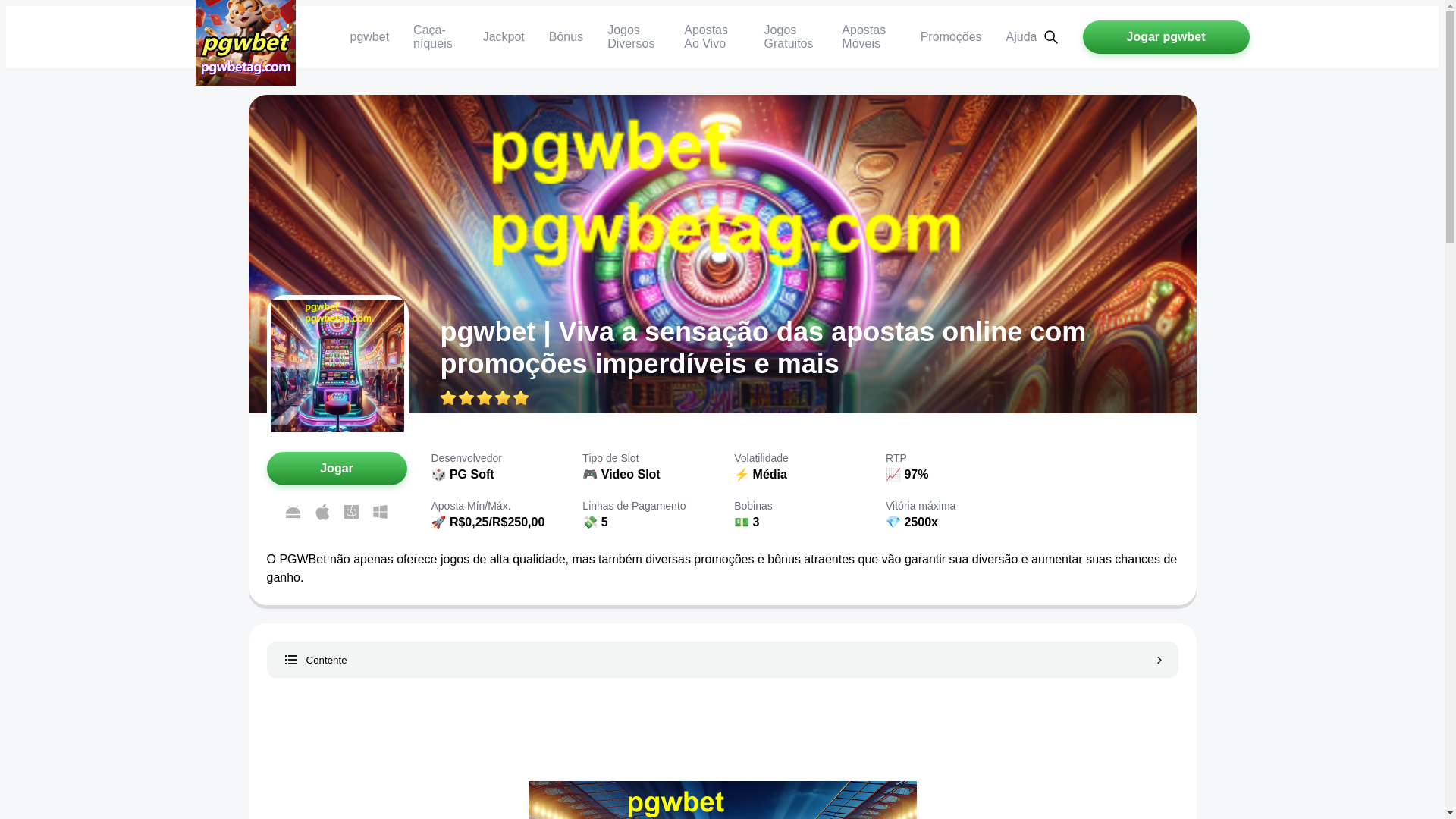 website screenshot of https://pgwbetag.com/