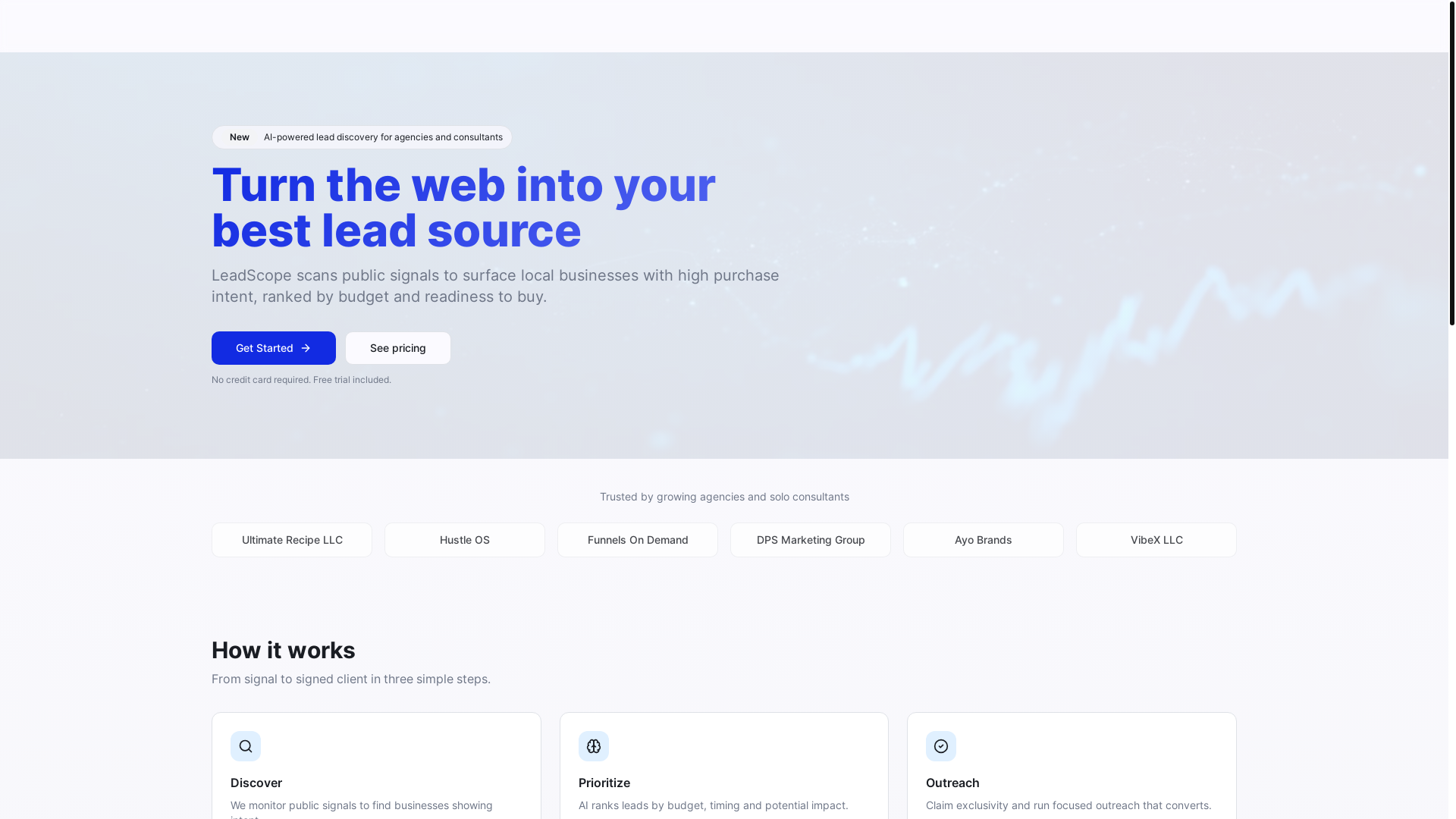 website screenshot of https://aileadscope.com/