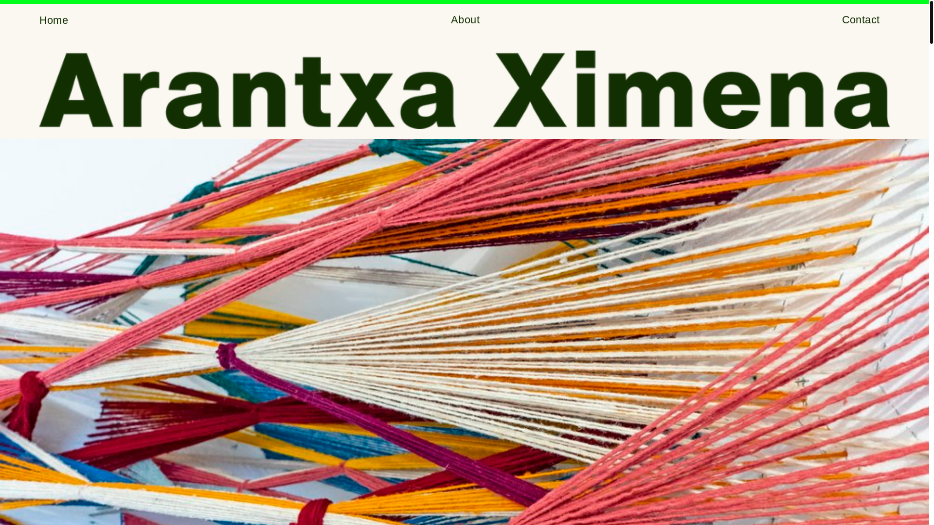 website screenshot of https://arantxaximena.com/
