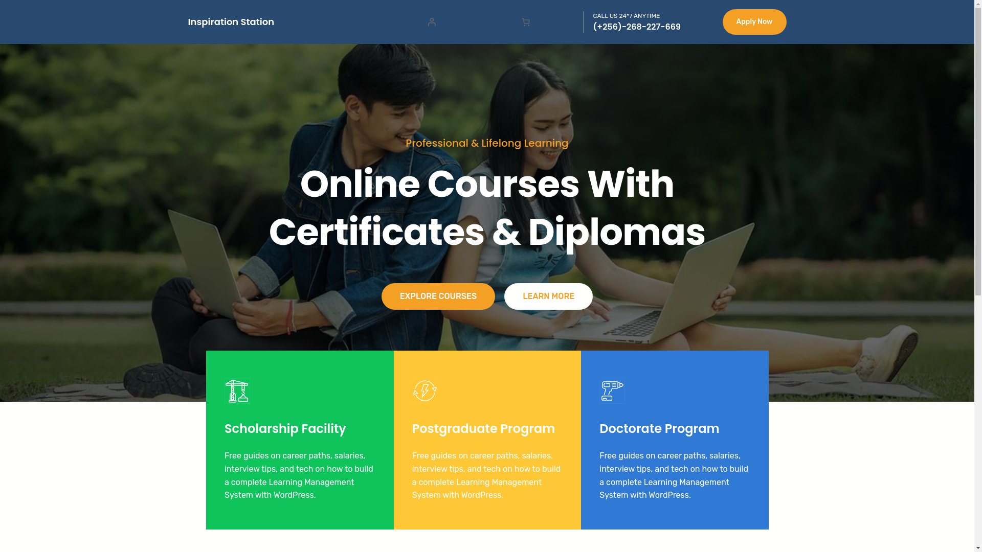 website screenshot of https://quranicscienceacademy.com/