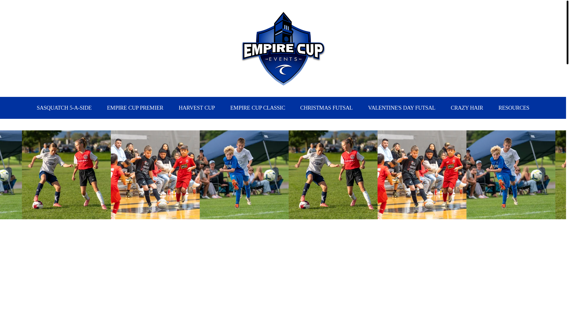 website screenshot of https://www.empirecupevents.com/