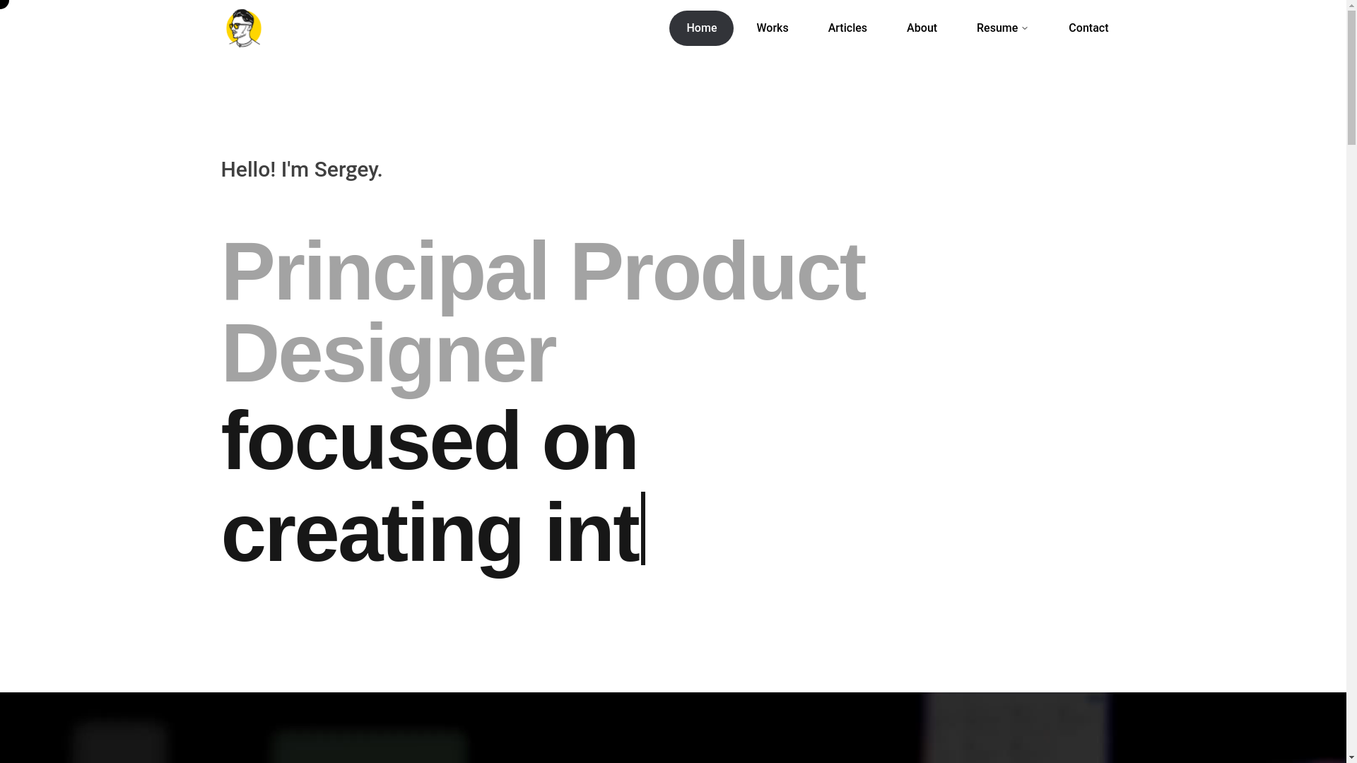 website screenshot of https://vlastiuk.design/