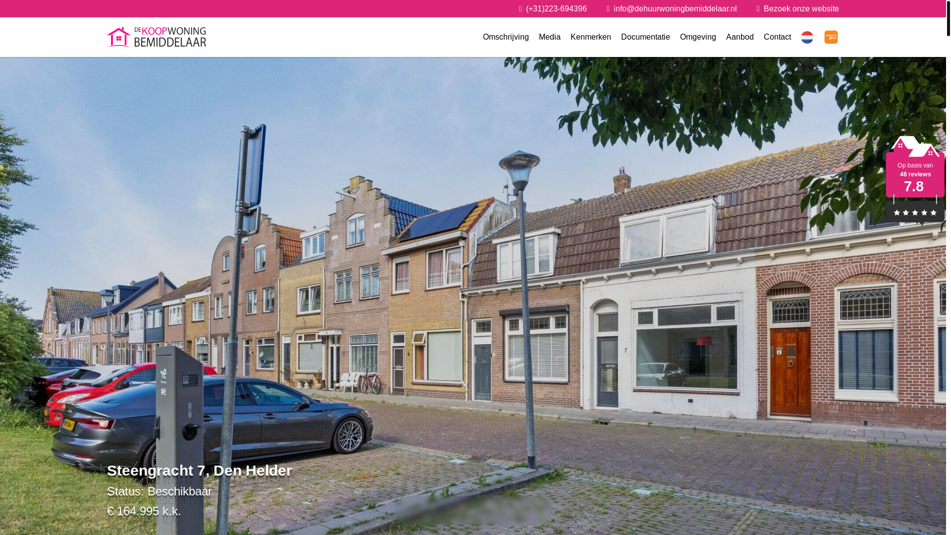 website screenshot of https://steengracht7.nl/