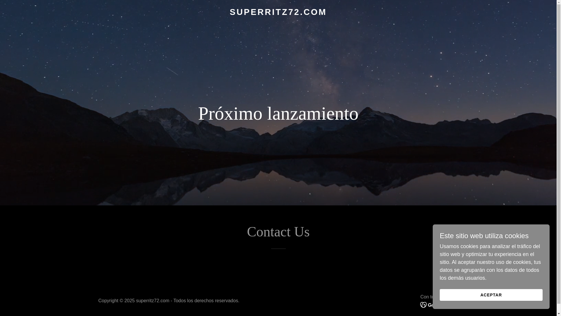 website screenshot of https://superritz72.com/
