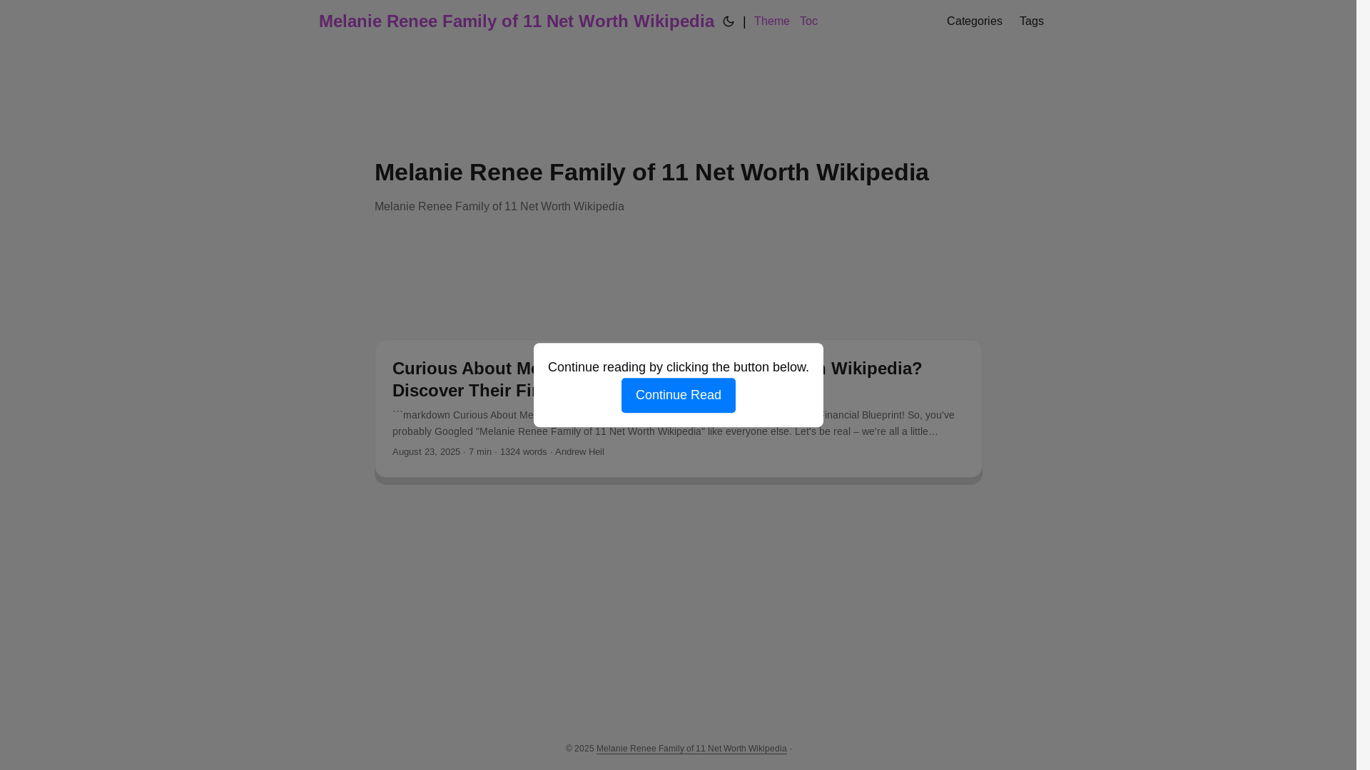 website screenshot of https://melanie-renee-family-of-11-net-worth-wikipedia.pages.dev/