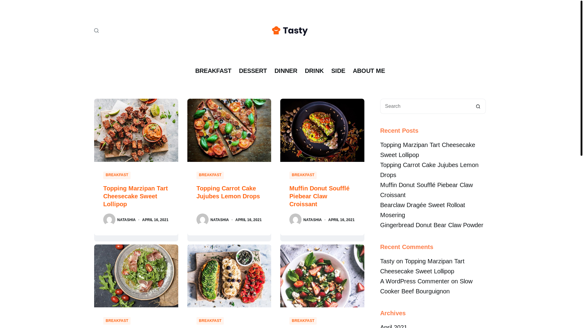 website screenshot of https://natashiaplate.com/