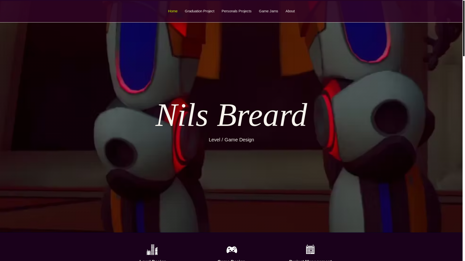website screenshot of https://breardnils.com/