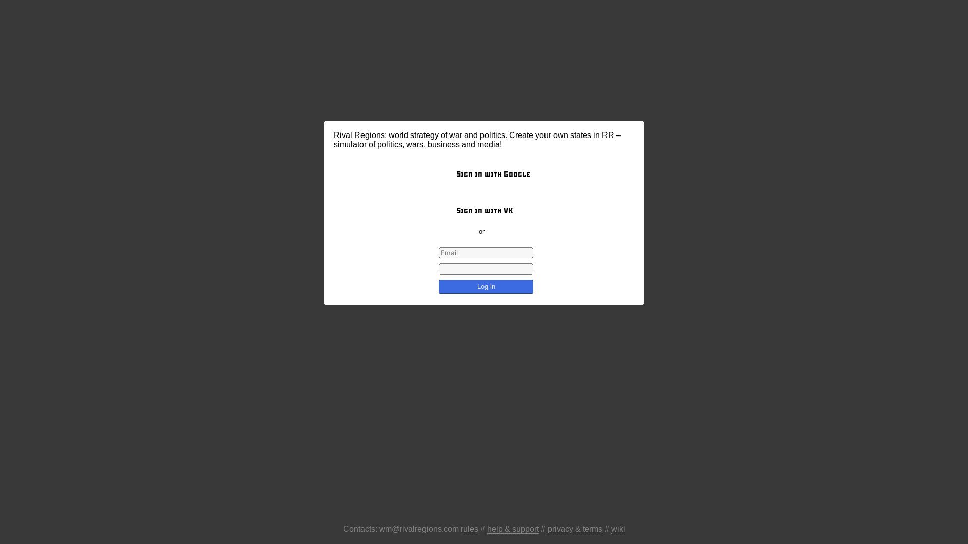 website screenshot of https://rivalka.ru/