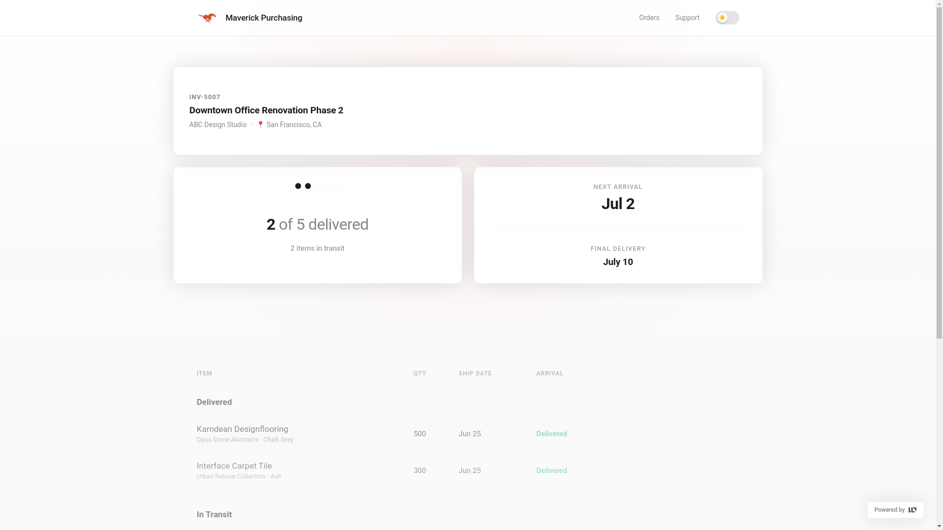 website screenshot of https://maverick-alt-ui.pages.dev/