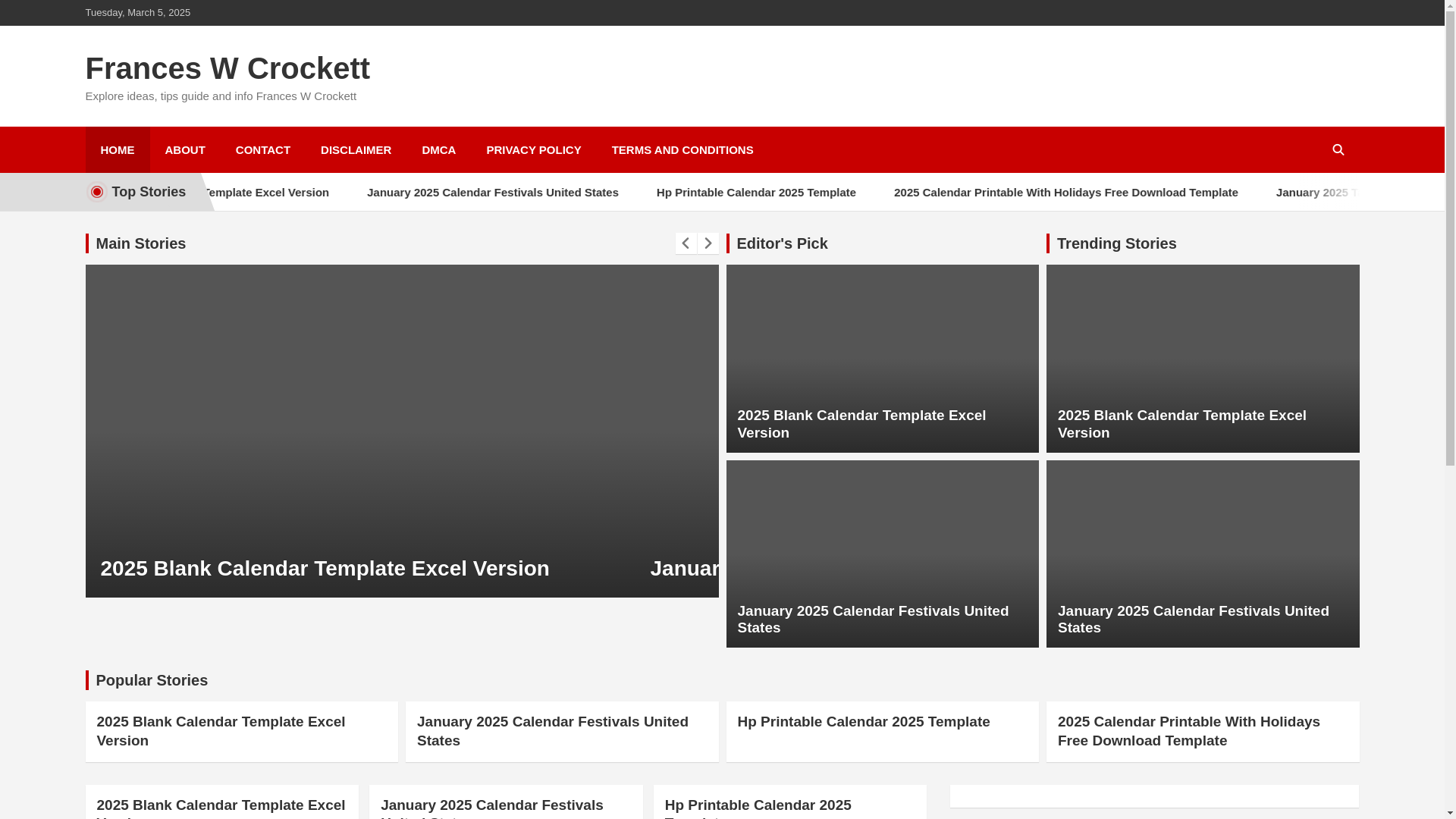 website screenshot of https://franceswcrockettj.pages.dev/
