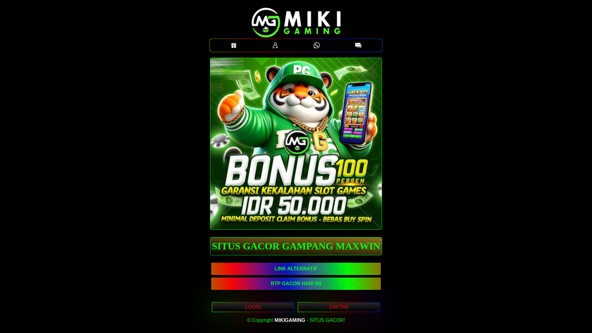 website screenshot of https://mastermikigaming.pages.dev/