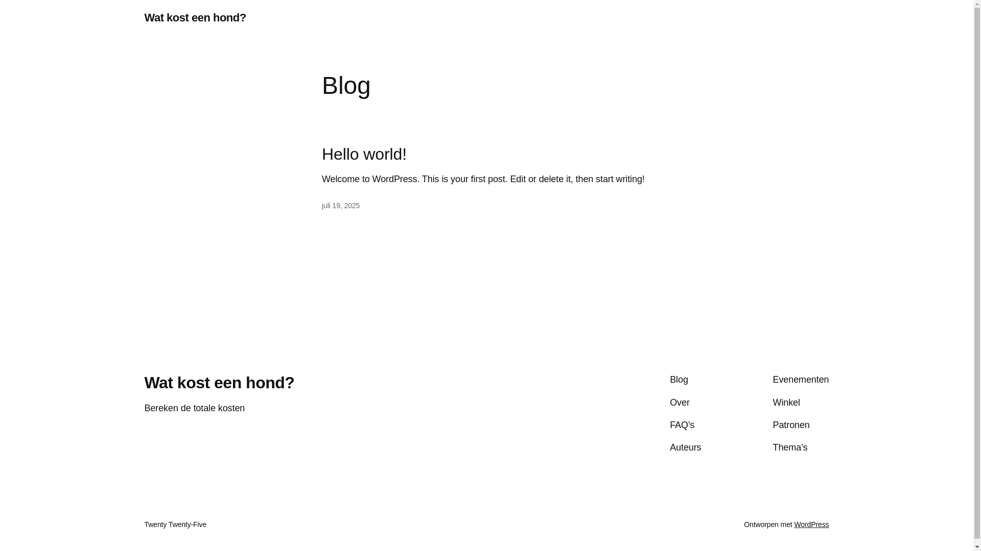 website screenshot of https://kostenhuisdier.nl/