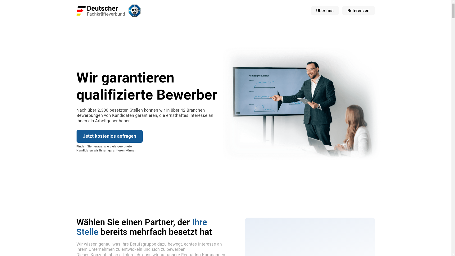 website screenshot of https://defk-partner.de/