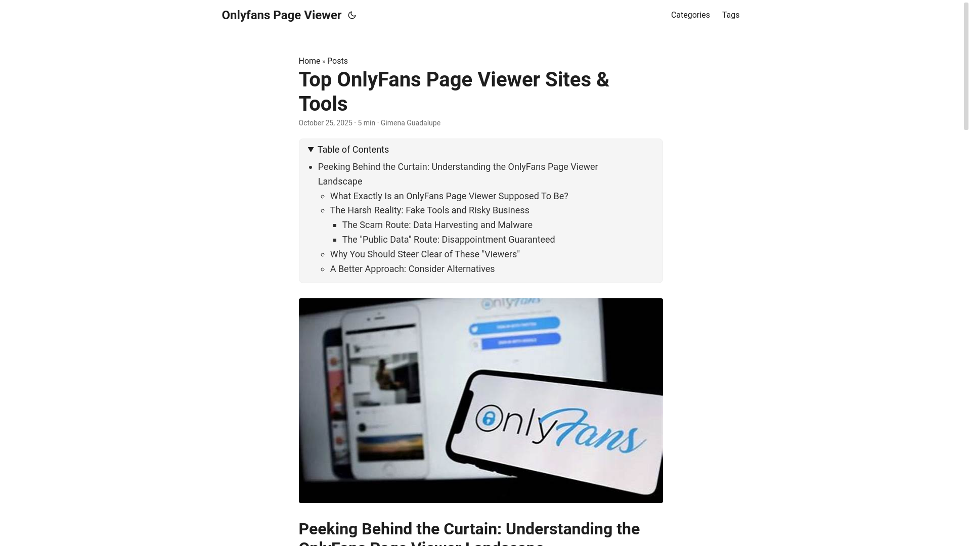 website screenshot of https://onlyfans-page-viewer.pages.dev/