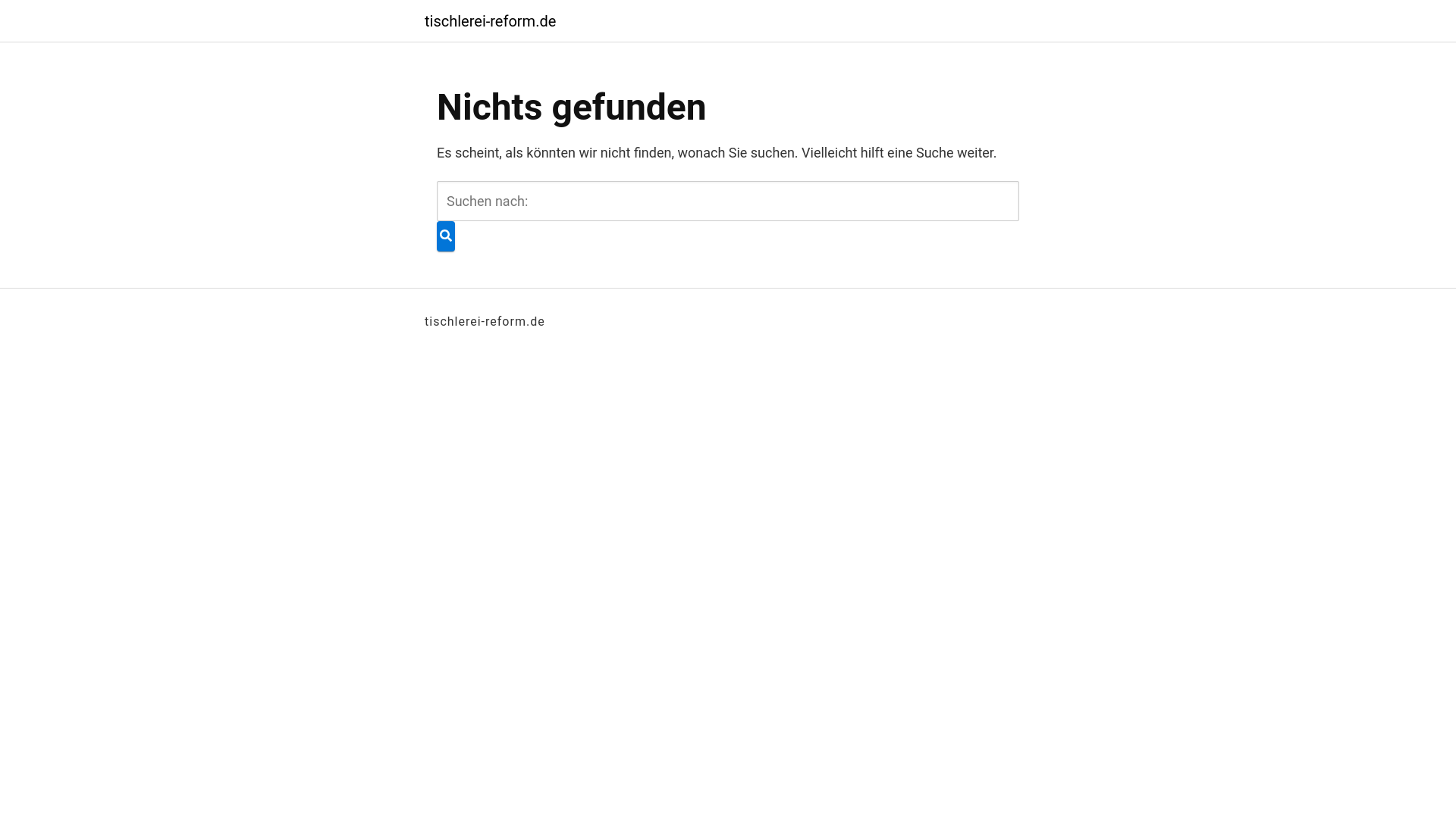 website screenshot of https://tischlerei-reform.de/