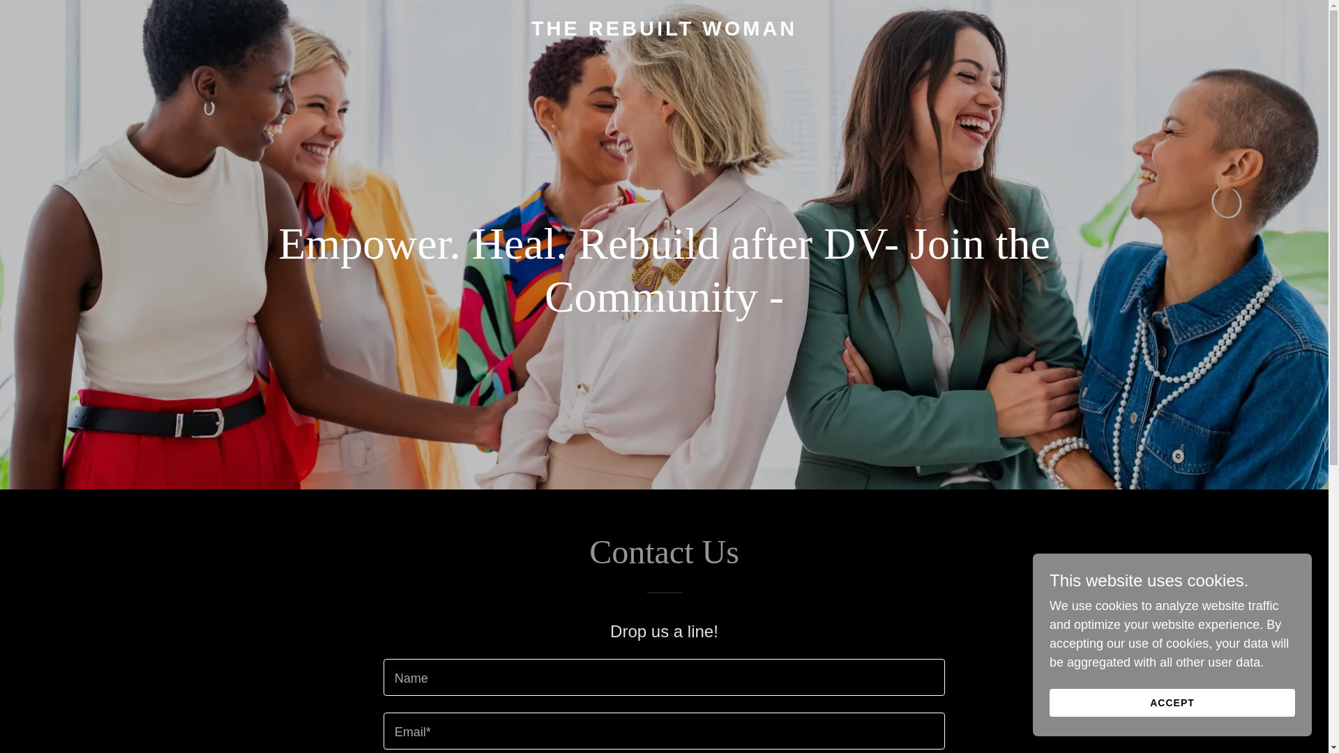 website screenshot of https://therebuiltwoman.com.au/
