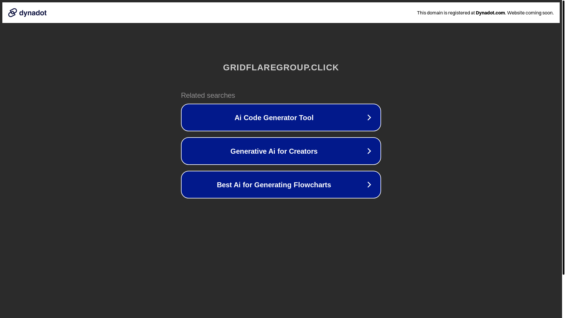 website screenshot of https://gridflaregroup.click/