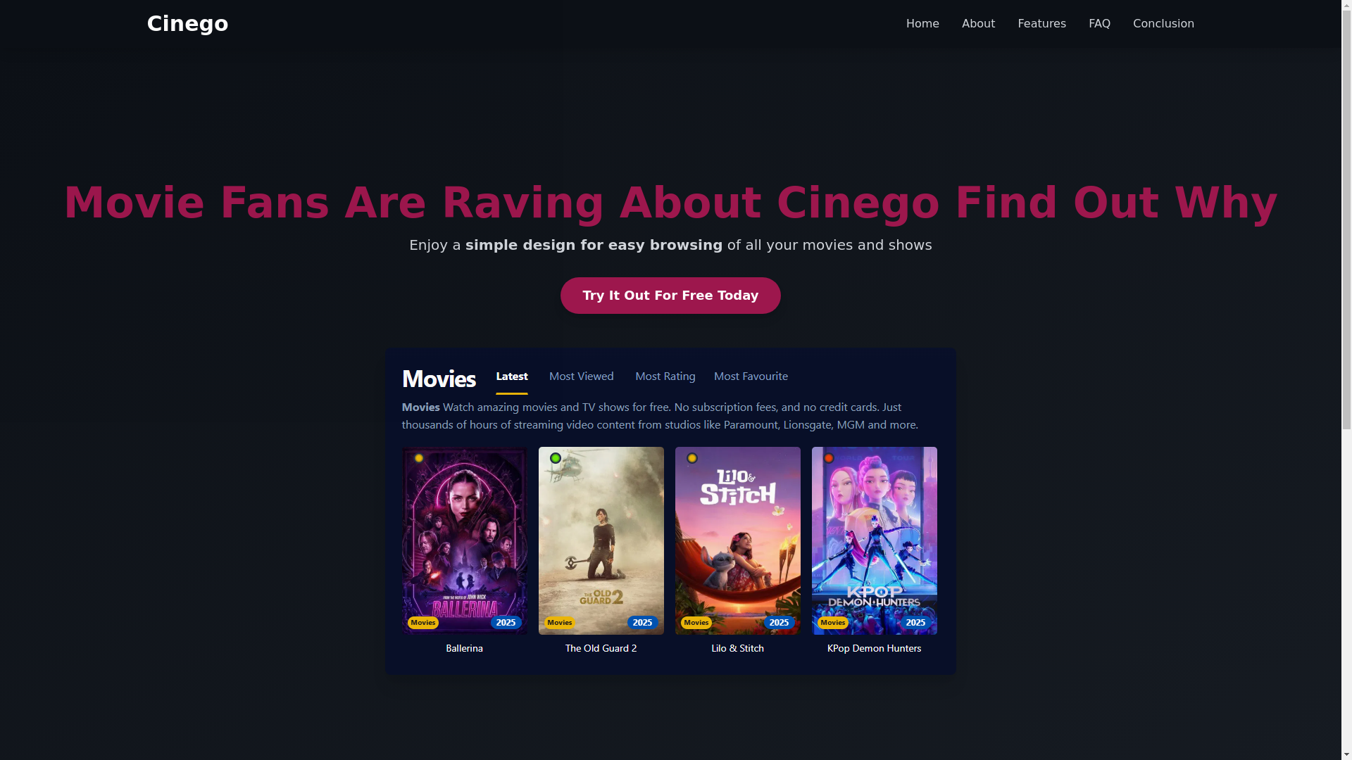 website screenshot of https://cinego-jh2q.pages.dev/