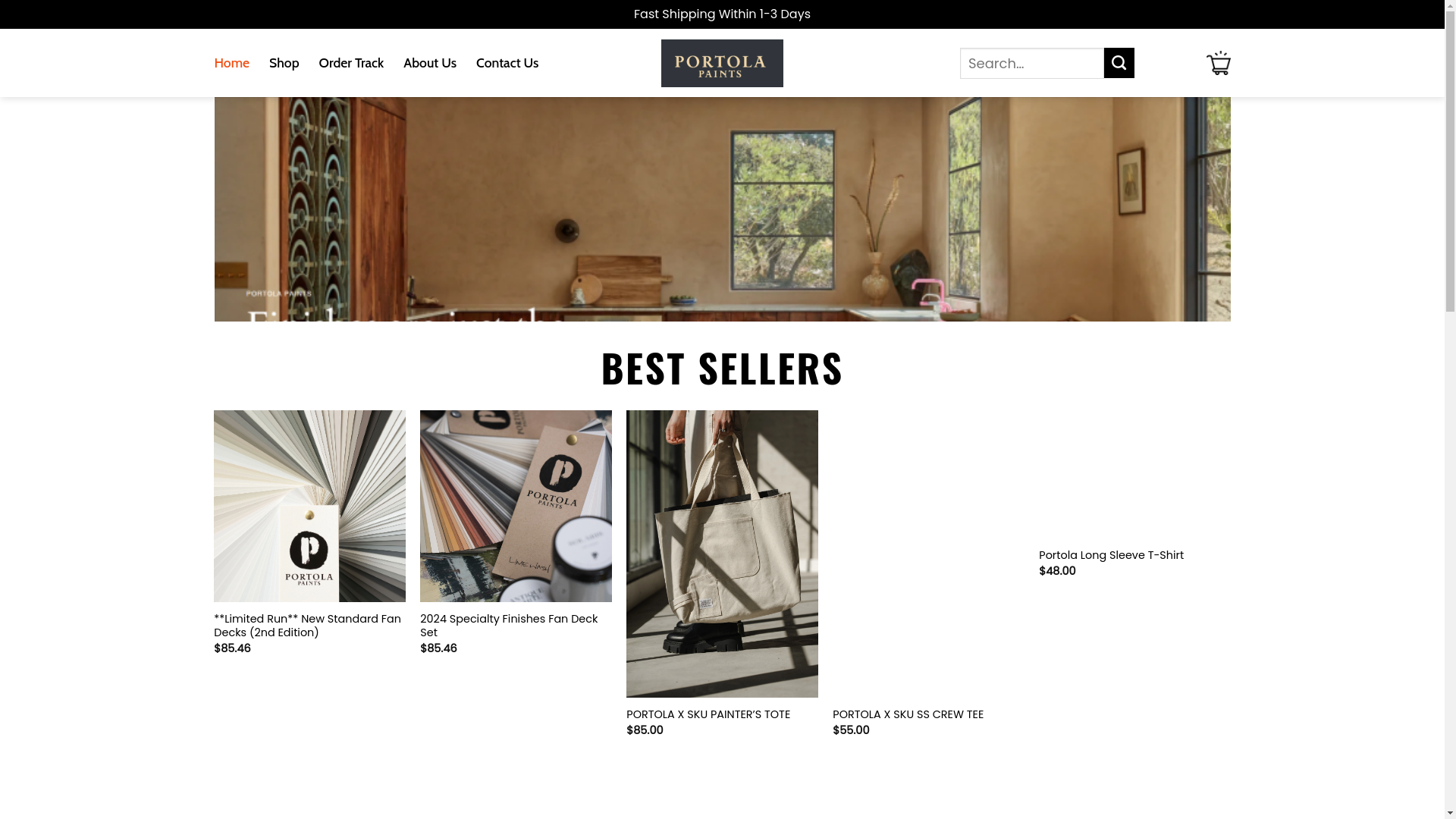website screenshot of https://bestportolapaints.shop/