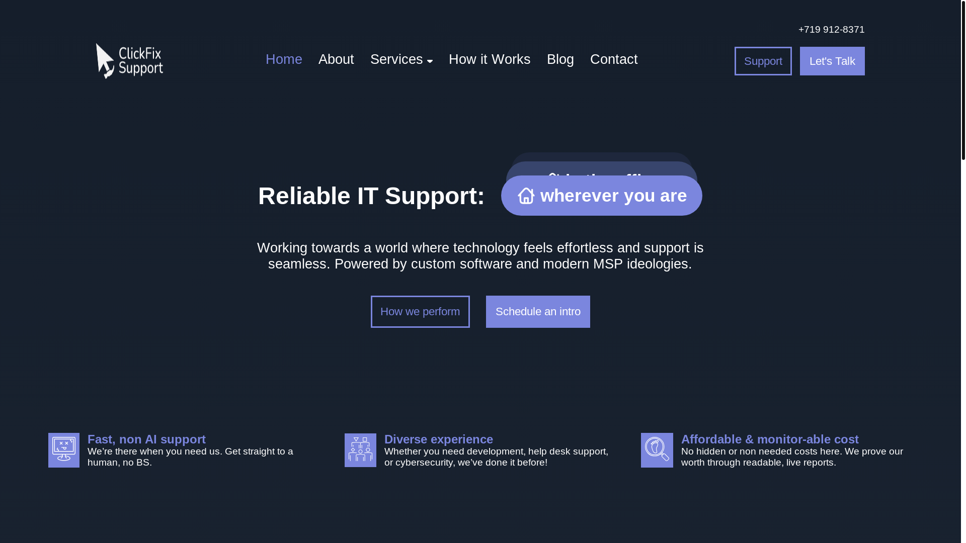 website screenshot of https://clickfixmarketingsite.pages.dev/