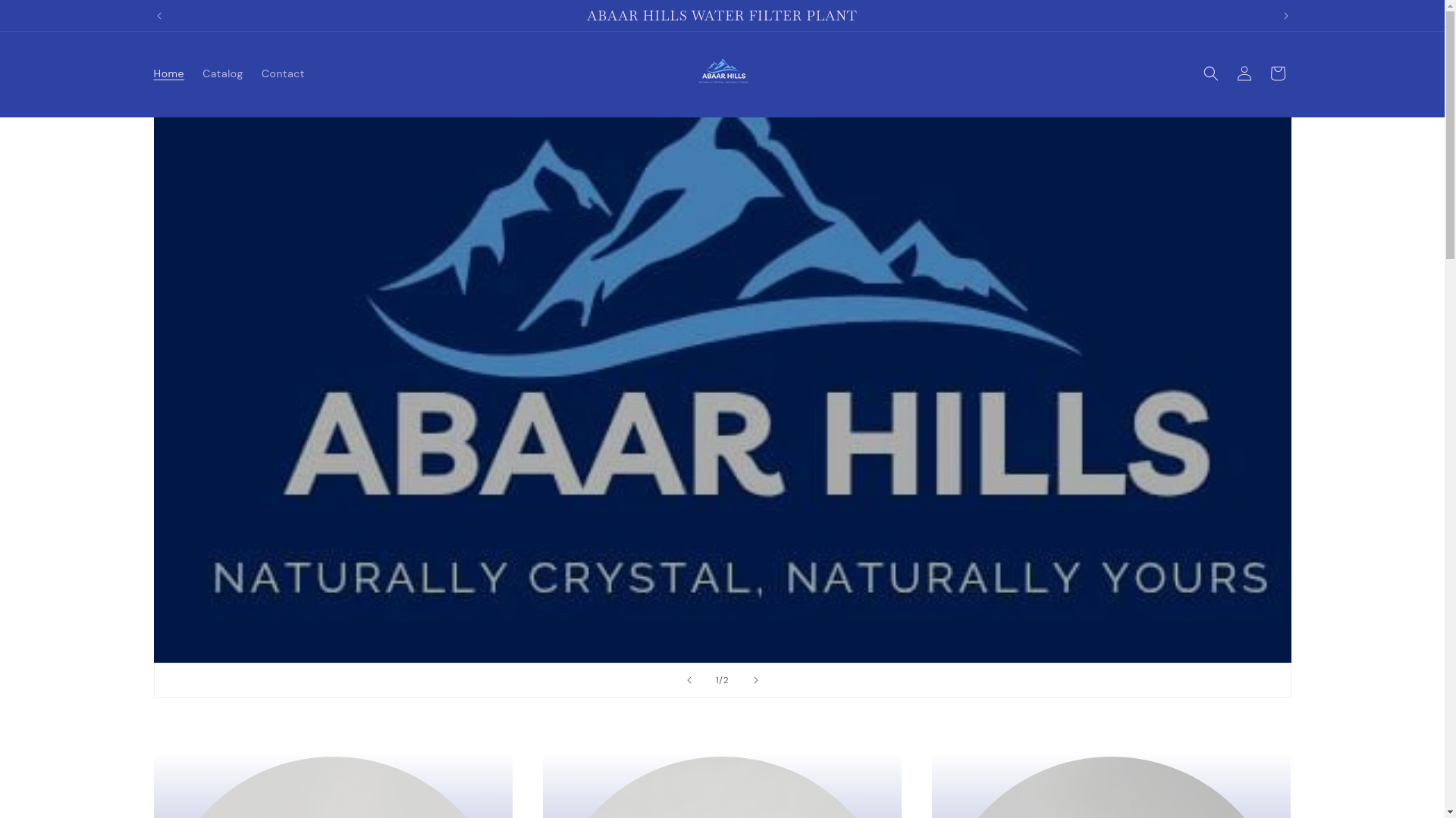 website screenshot of https://abaarhills.store/