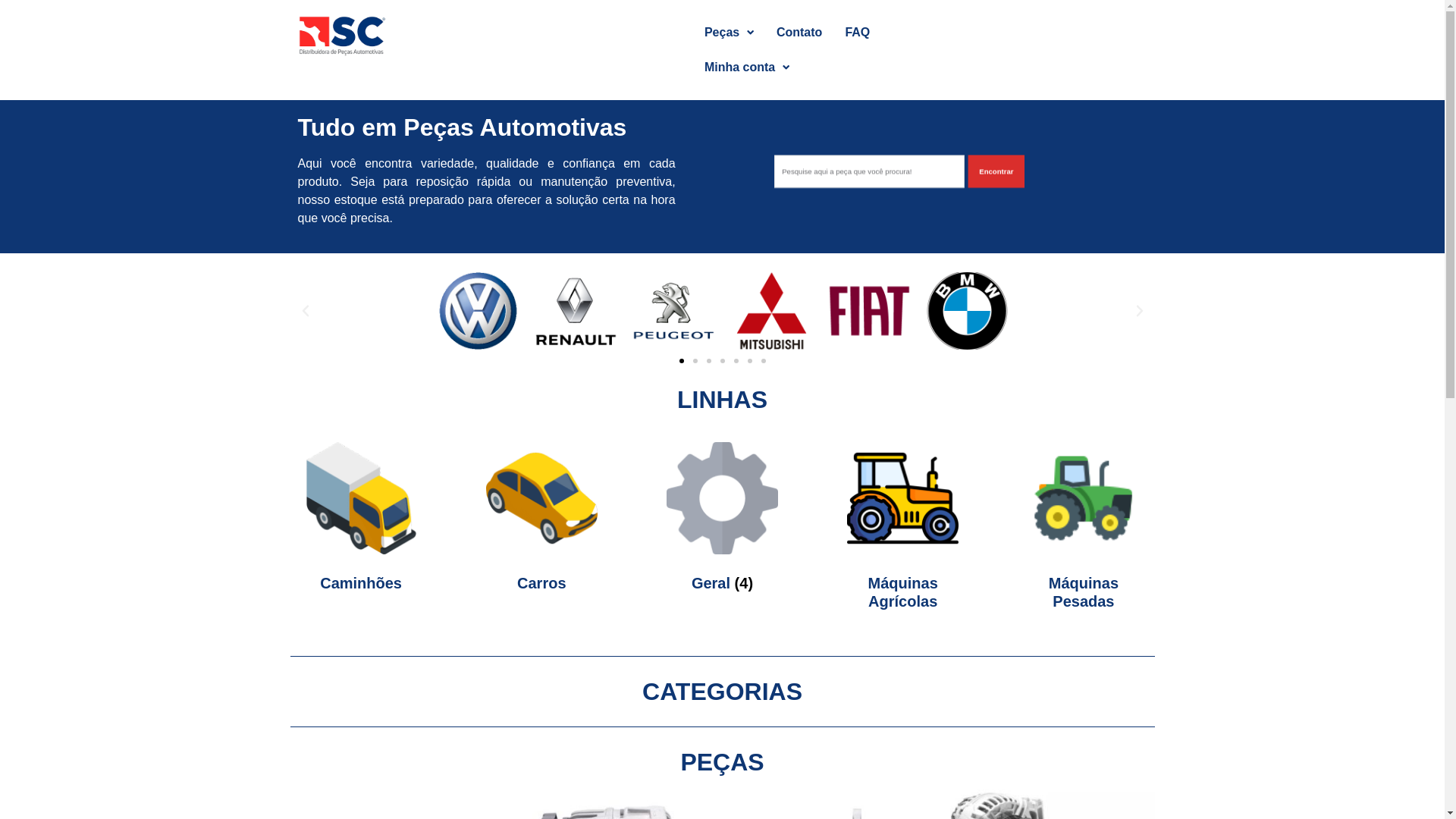 website screenshot of https://scautomotiva.com.br/