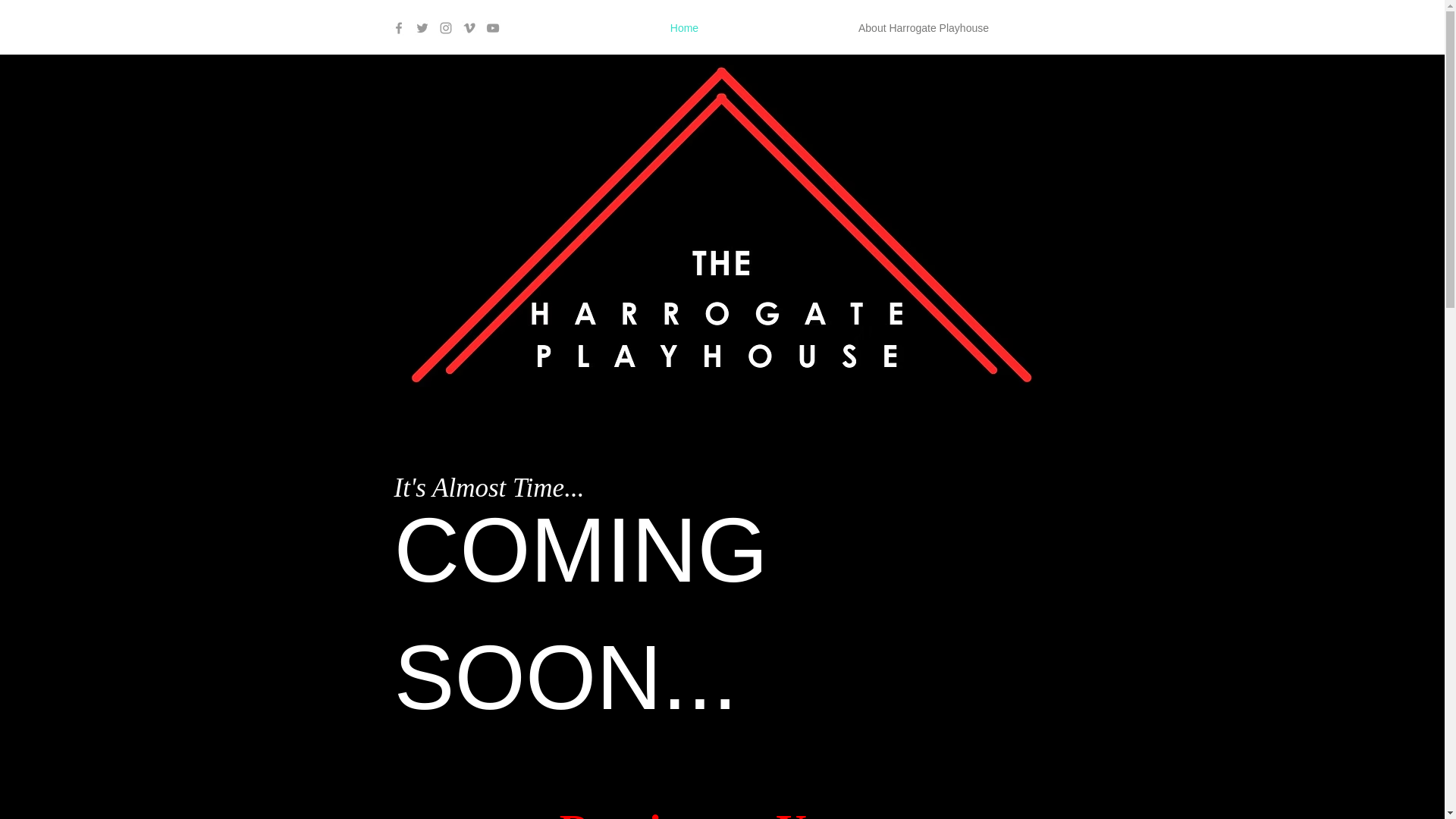 website screenshot of https://theharrogateplayhouse.com/