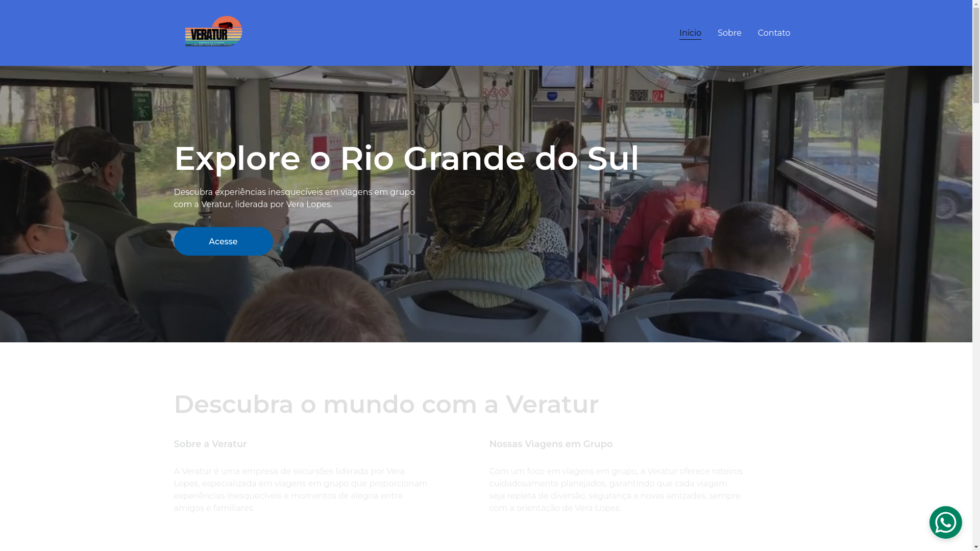 website screenshot of https://veratur.com.br/