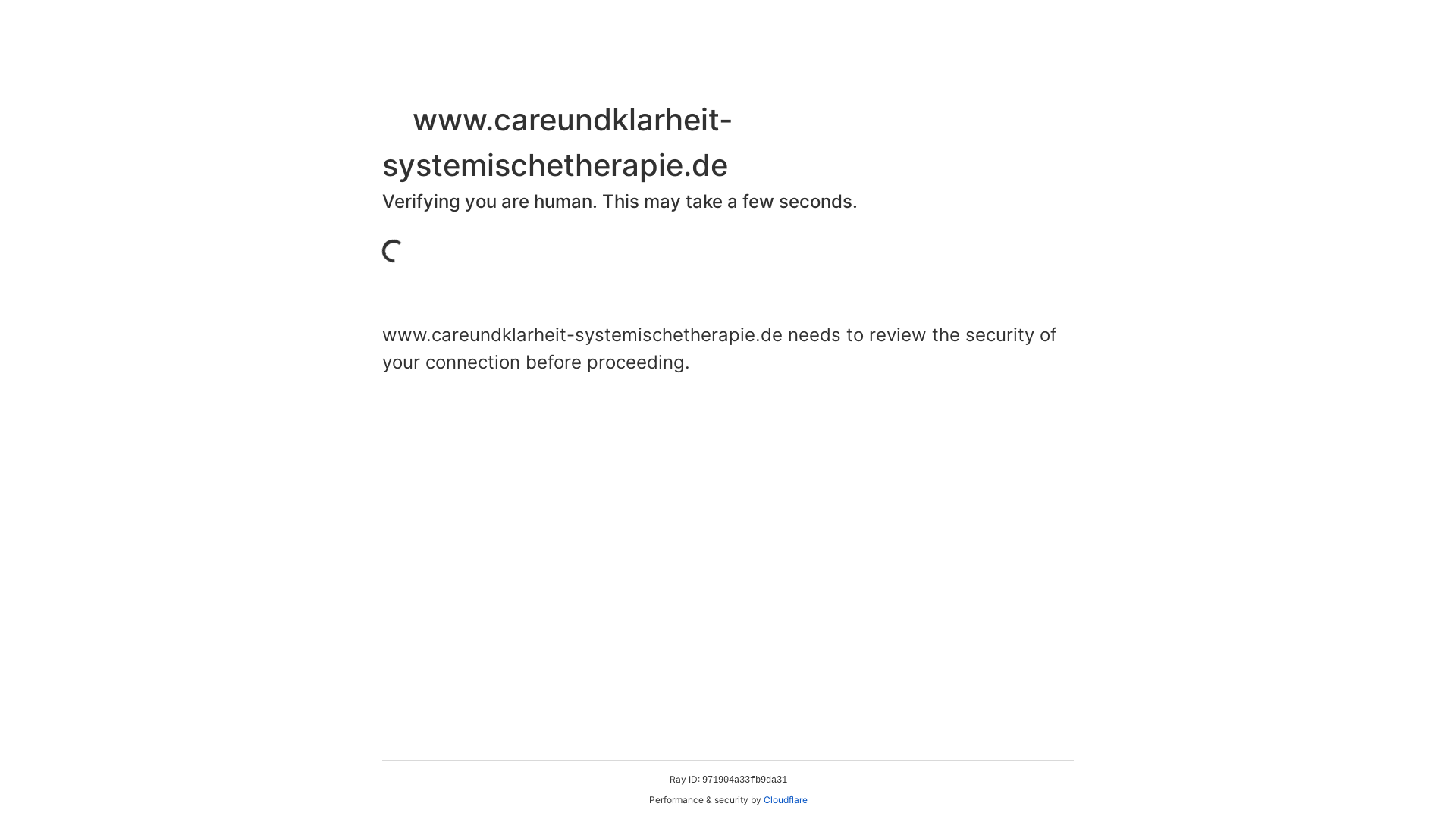 website screenshot of https://careundklarheit-systemischetherapie.de/
