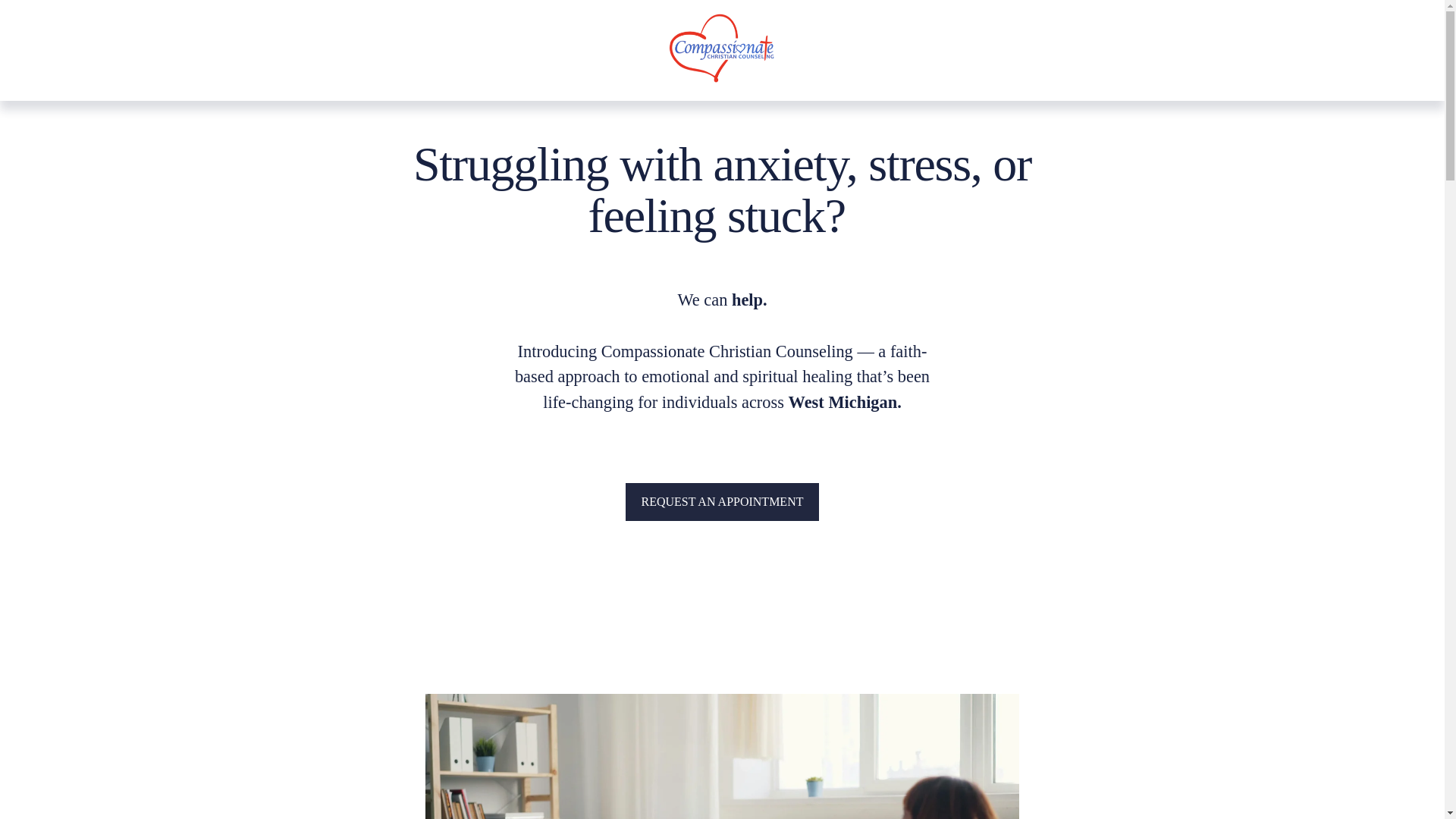 website screenshot of https://compassionate-christian-counseling.com/