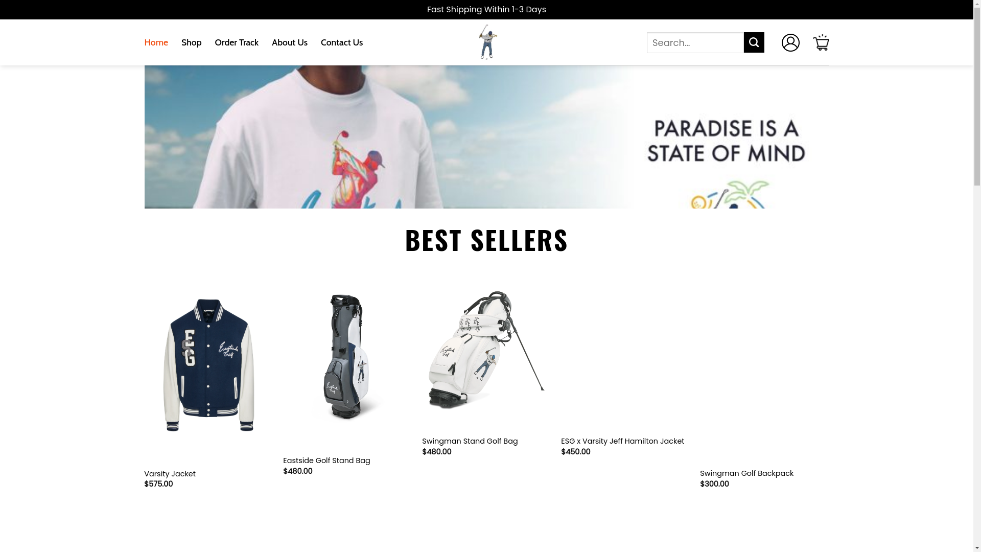 website screenshot of https://besteastsidegolf.shop/