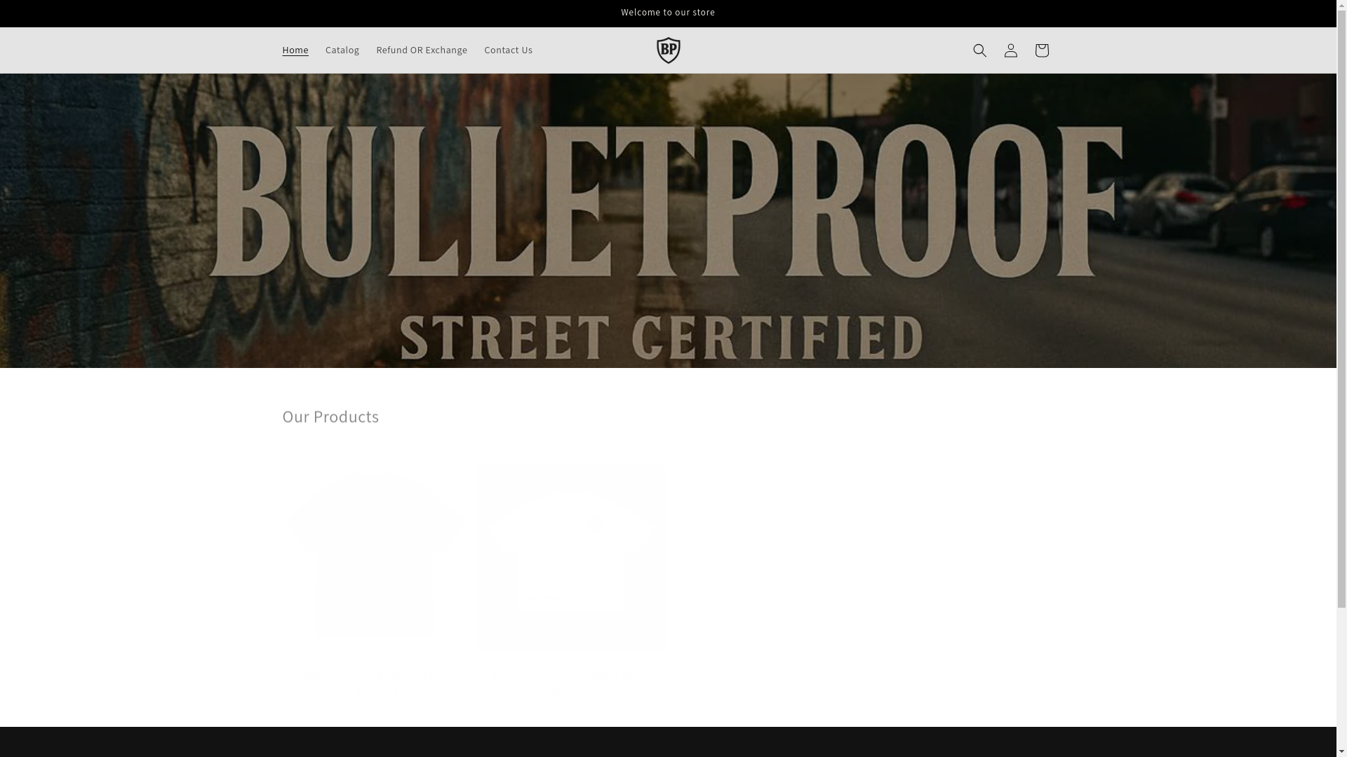 website screenshot of https://bulletproofstudios.online/