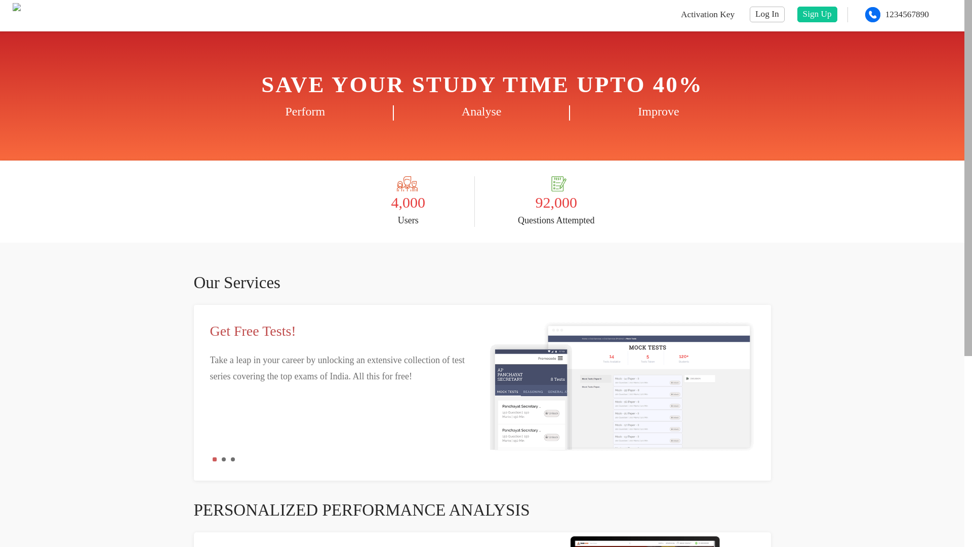 website screenshot of https://fivestarenglishclasses.com/