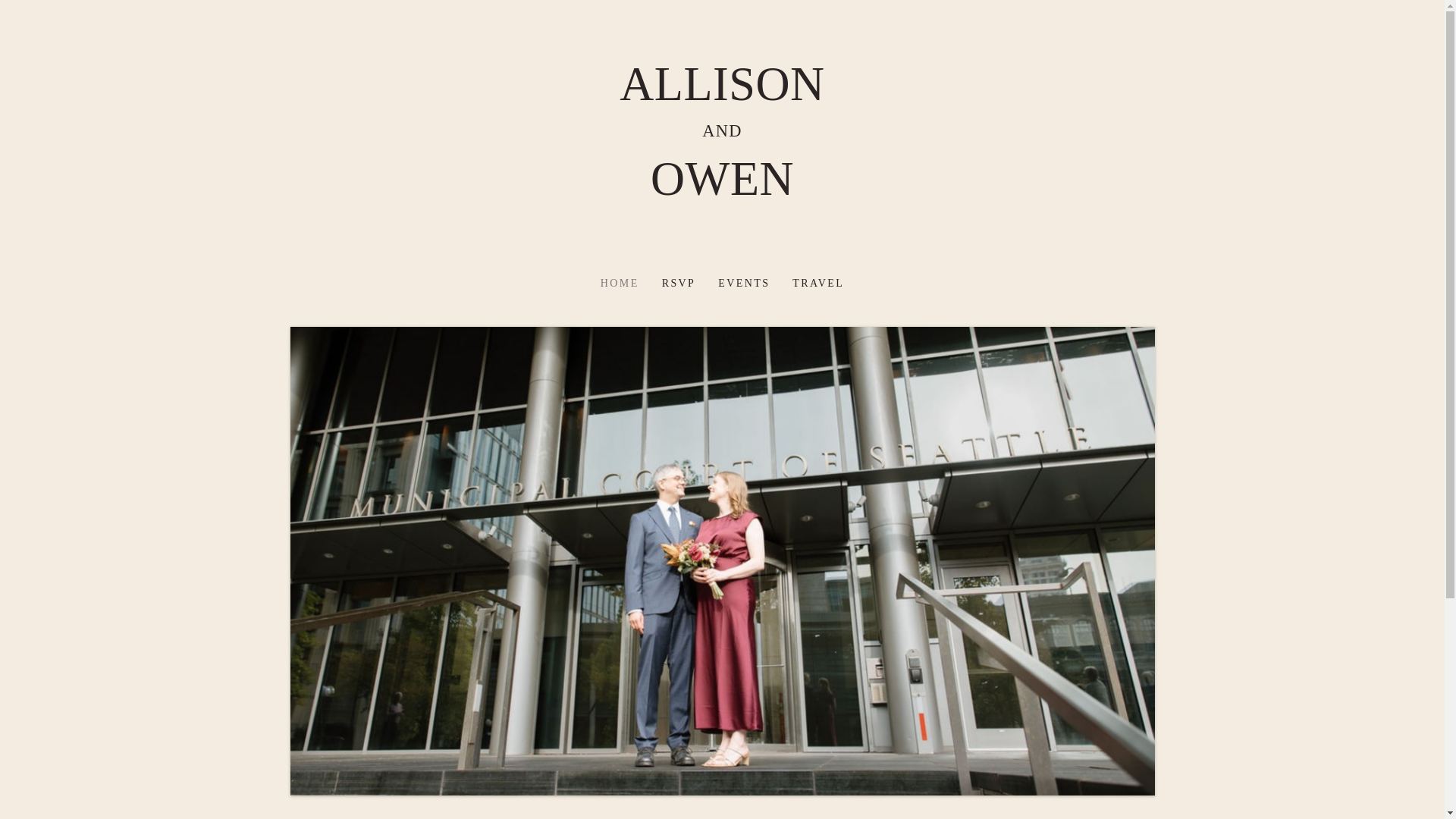 website screenshot of https://owenandallison.com/