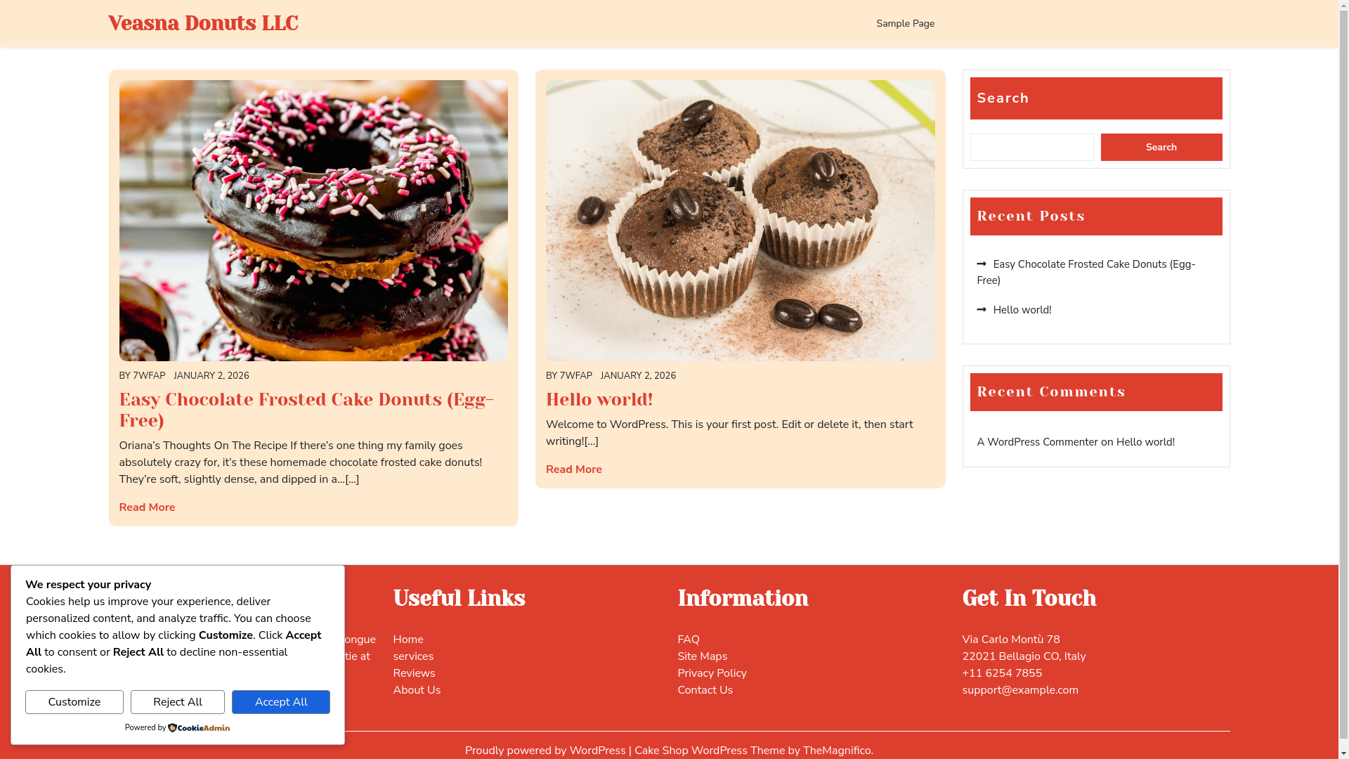 website screenshot of https://veasnadonuts.store/