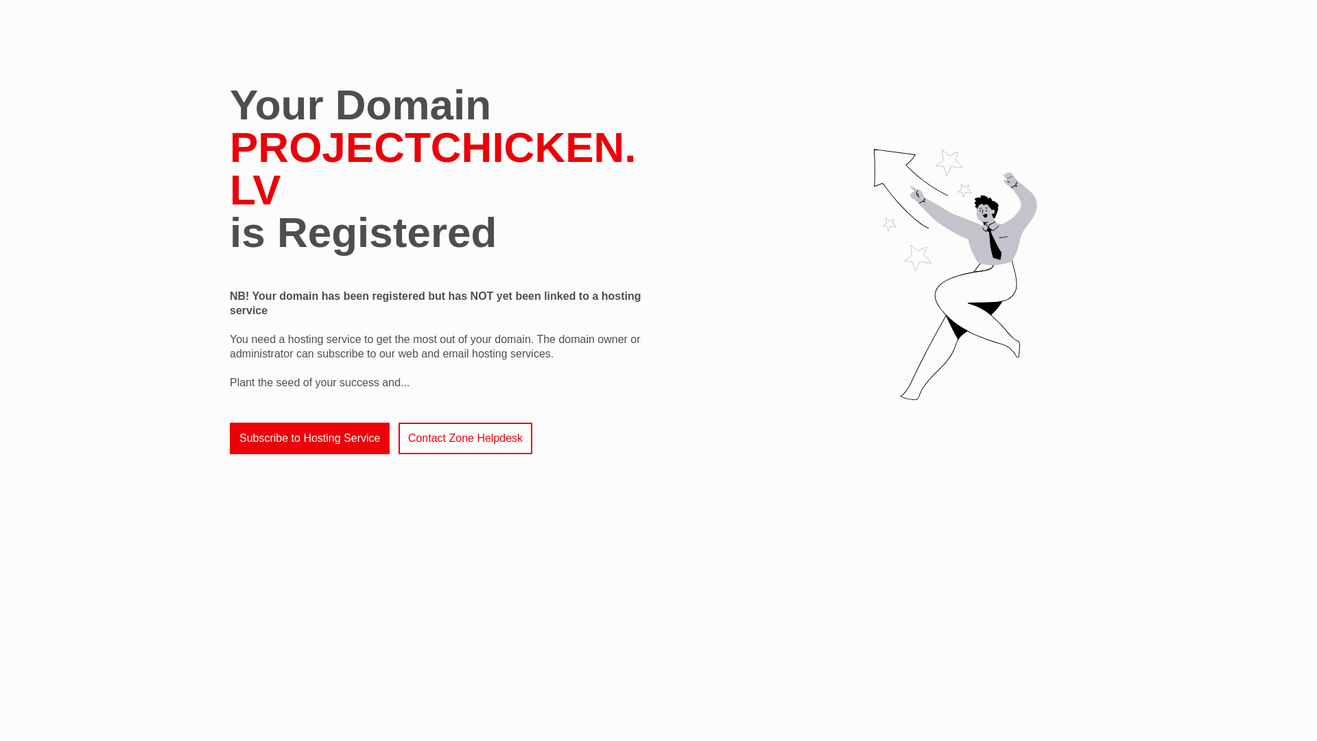 website screenshot of https://projectchicken.lv/