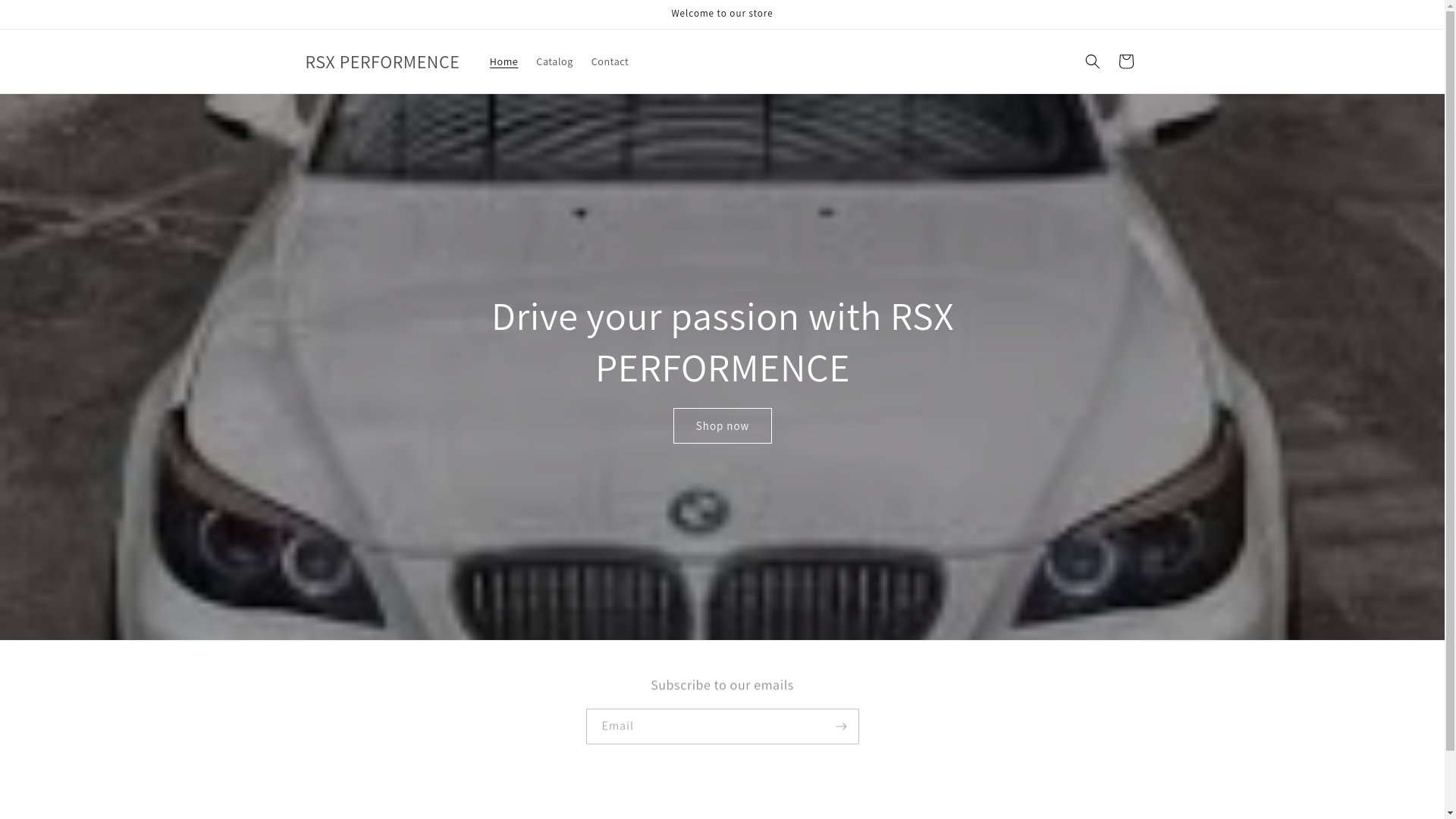 website screenshot of https://rsxperformence.store/