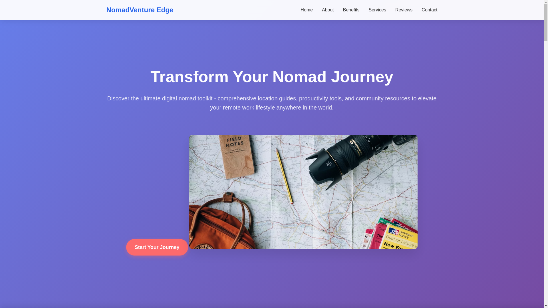 website screenshot of https://nomadventureedge.qpon/