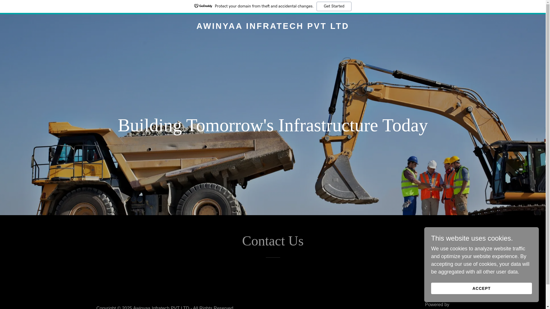 website screenshot of https://awinyaa.in/