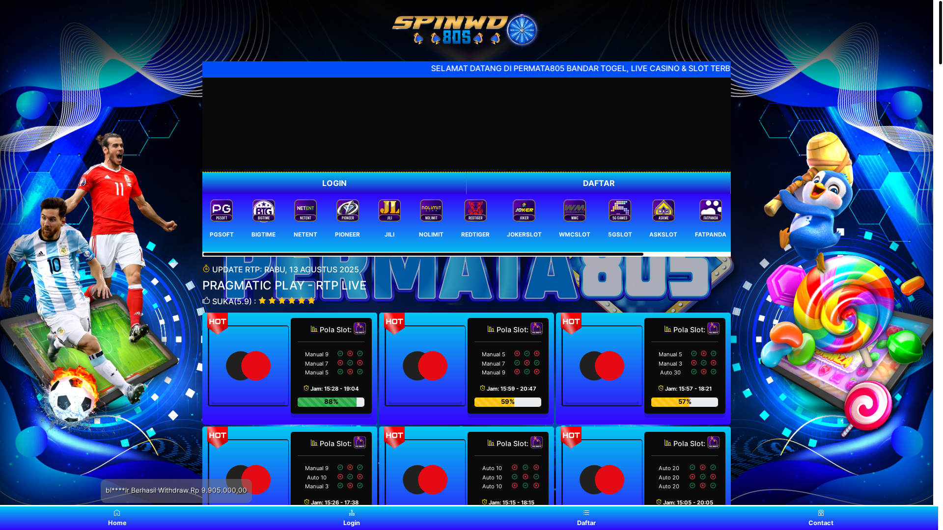 website screenshot of https://permata805-rtp-maxwin-terbaru.pages.dev/