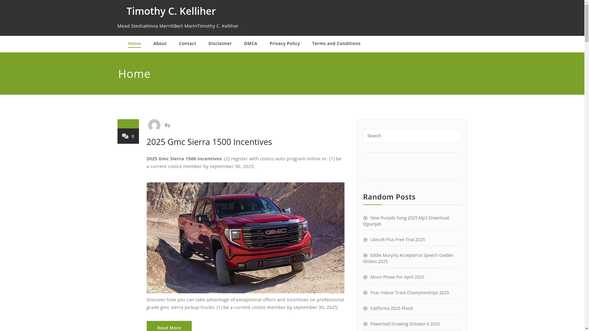website screenshot of https://timothyckelliher.pages.dev/