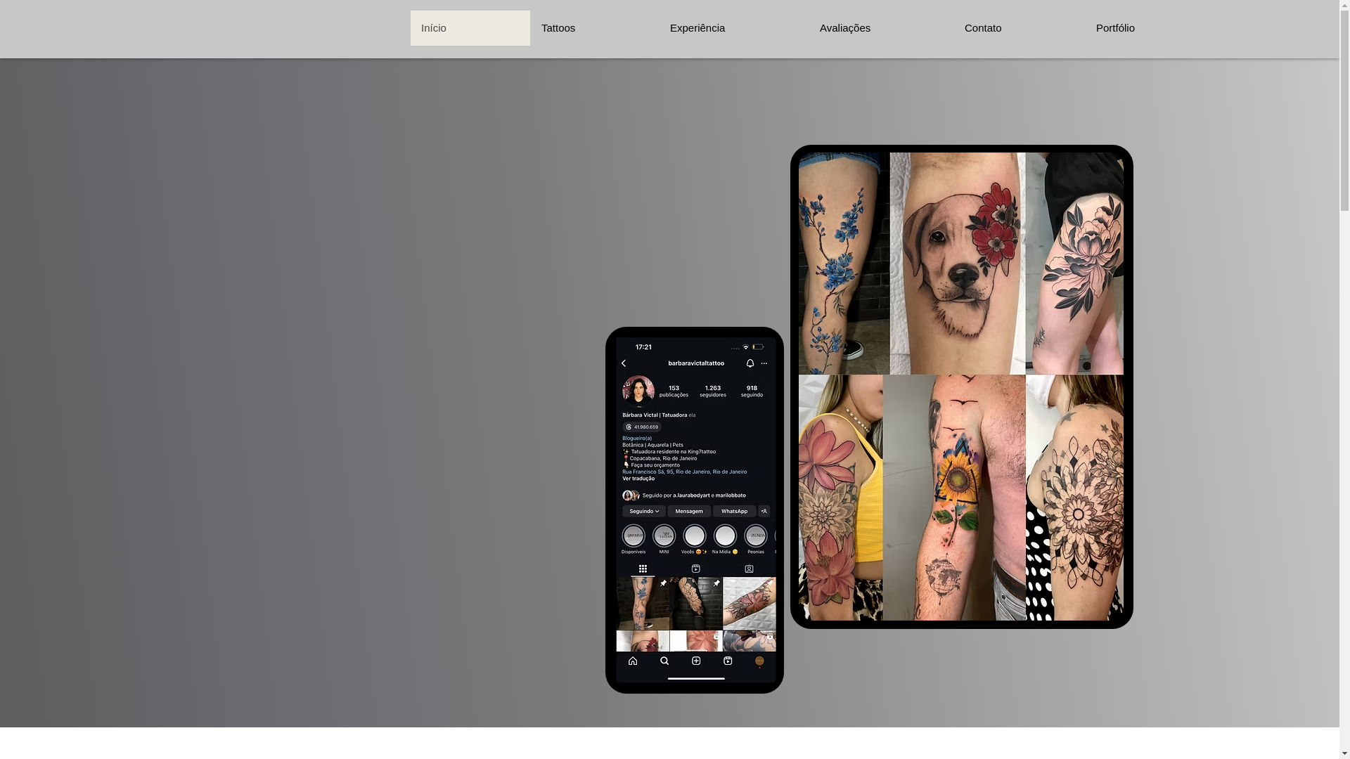 website screenshot of https://barbaravictalart.com/