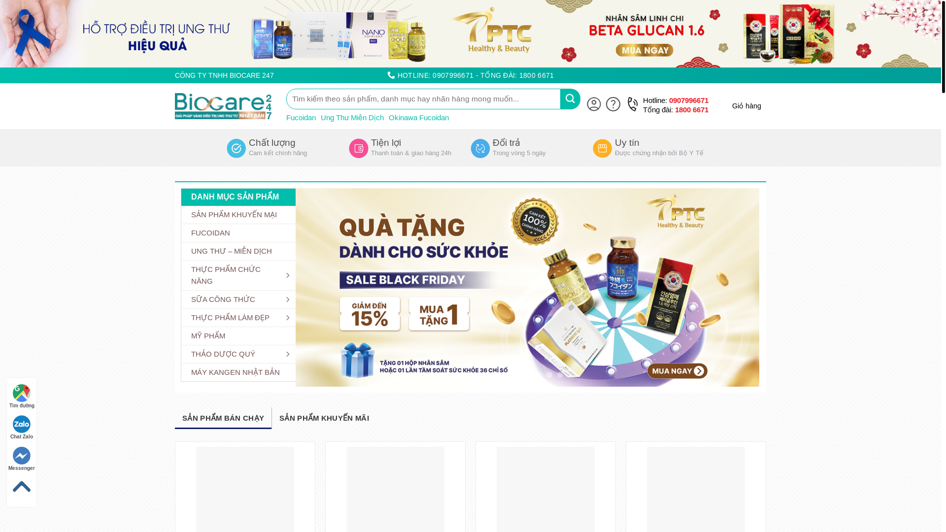 website screenshot of https://biocare247.com.vn/