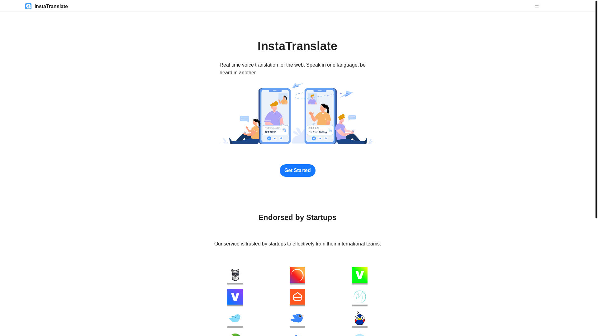 website screenshot of https://insta-translate.pages.dev/