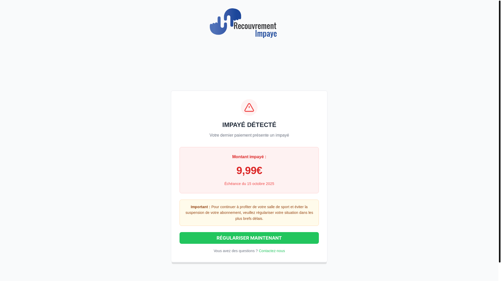 website screenshot of https://regularisation-imp.com/