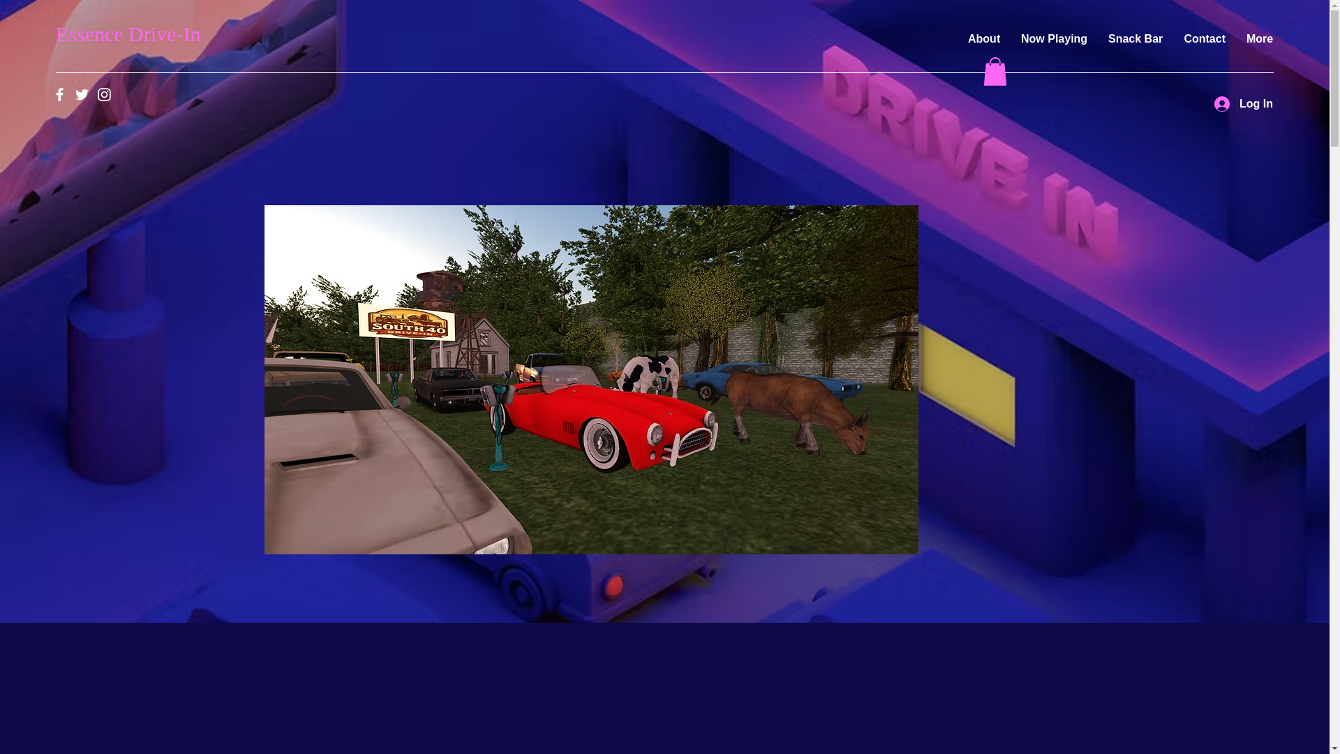 website screenshot of https://south40drivein.com/