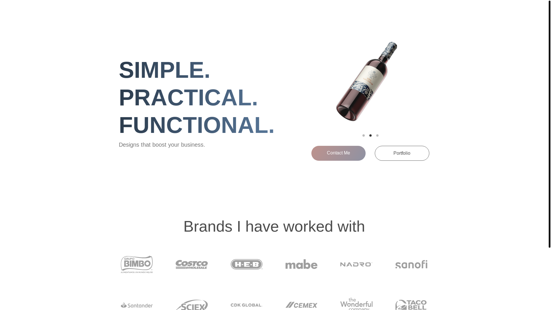 website screenshot of https://diegosolanodesign.com/