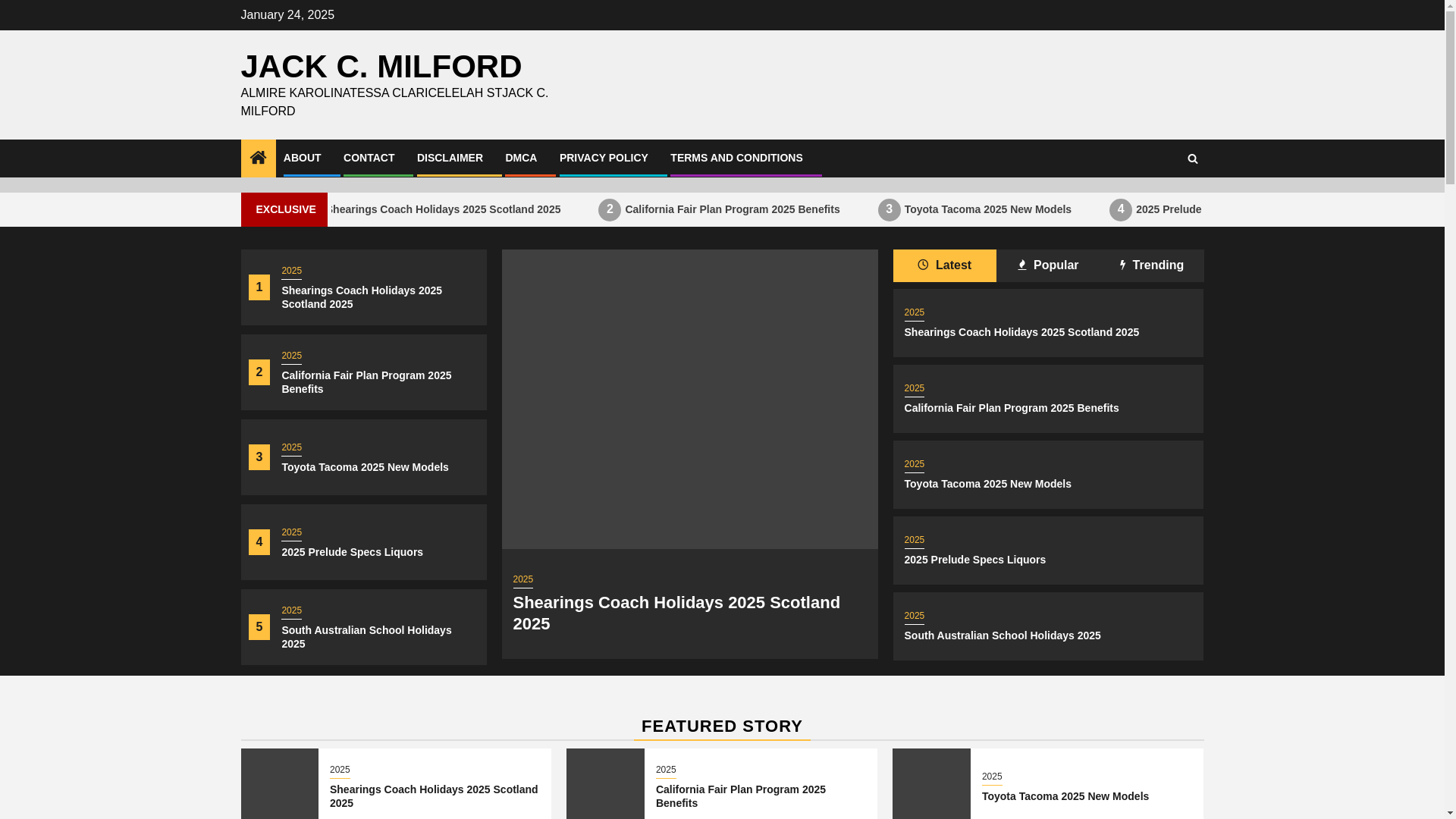 website screenshot of https://jackcmilford.pages.dev/