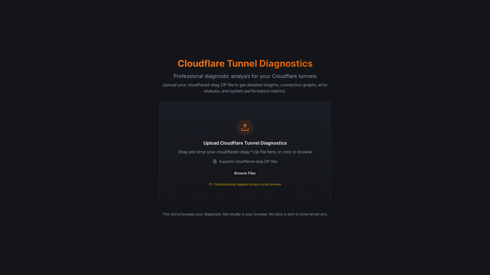 website screenshot of https://tunnel-vision-diagnostics-explorer.pages.dev/