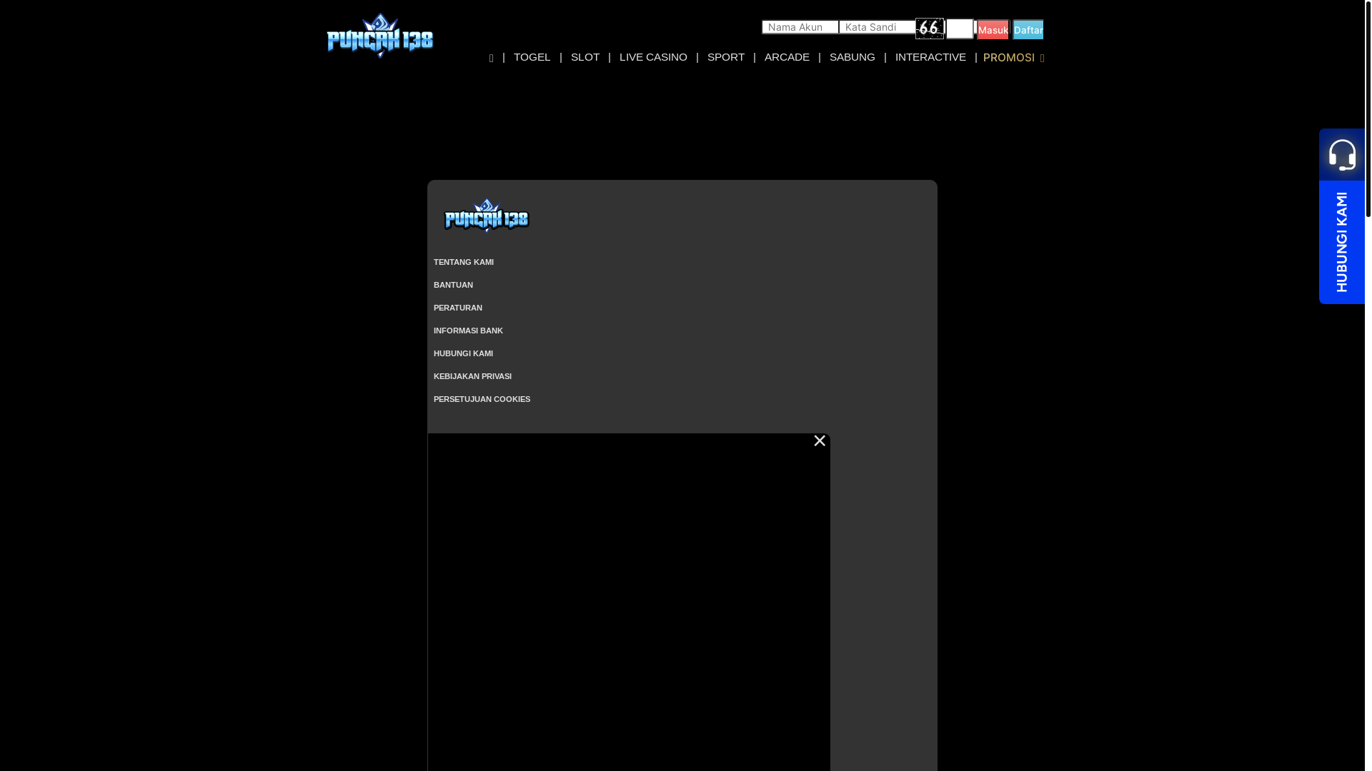 website screenshot of https://puncak138wop.com/